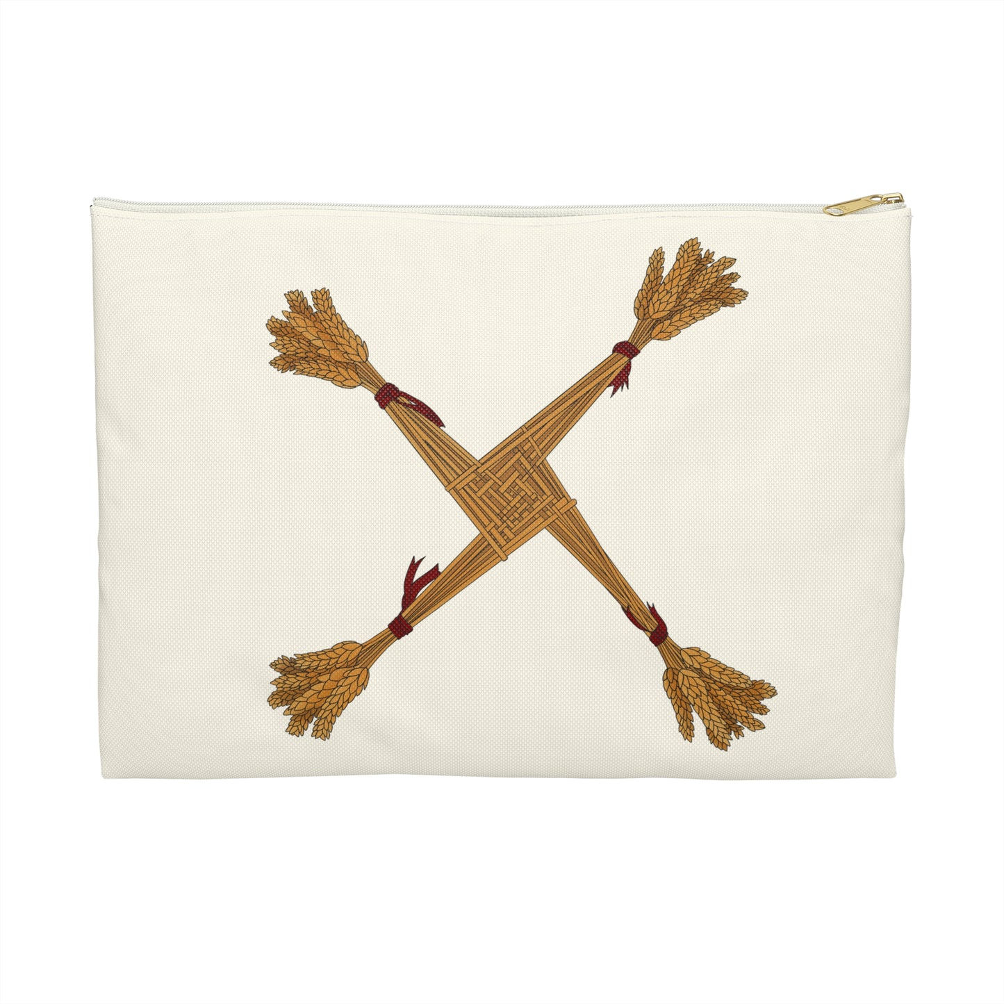 Imbolc Sacred Accessory Pouch, Wiccan Gift, Ritual Storage, Spiritual Decor, Pagan Travel Bag, Let There Be Light Design