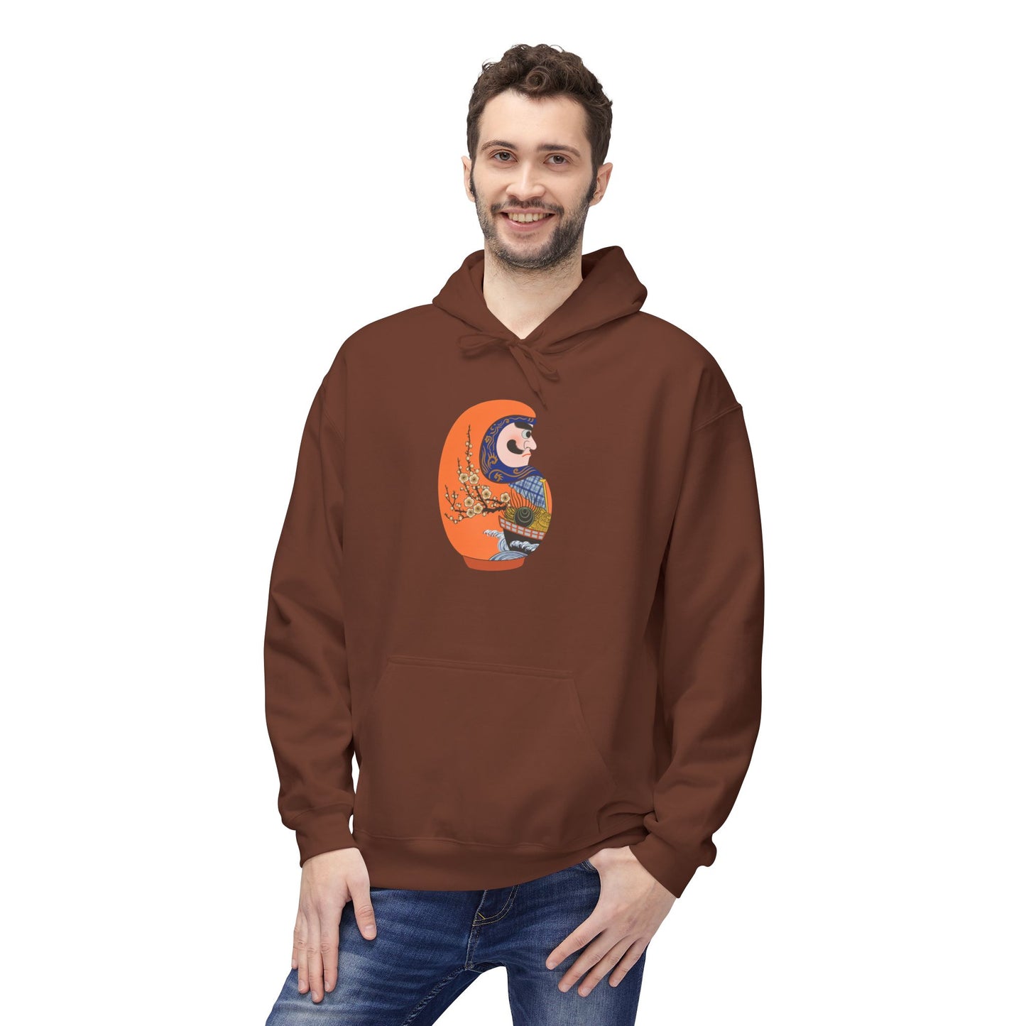 Daruma doll Hoodie - Treasure Ship (Takarabune)
