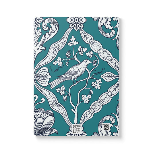 Vintage Floral w/birds Softcover Journal