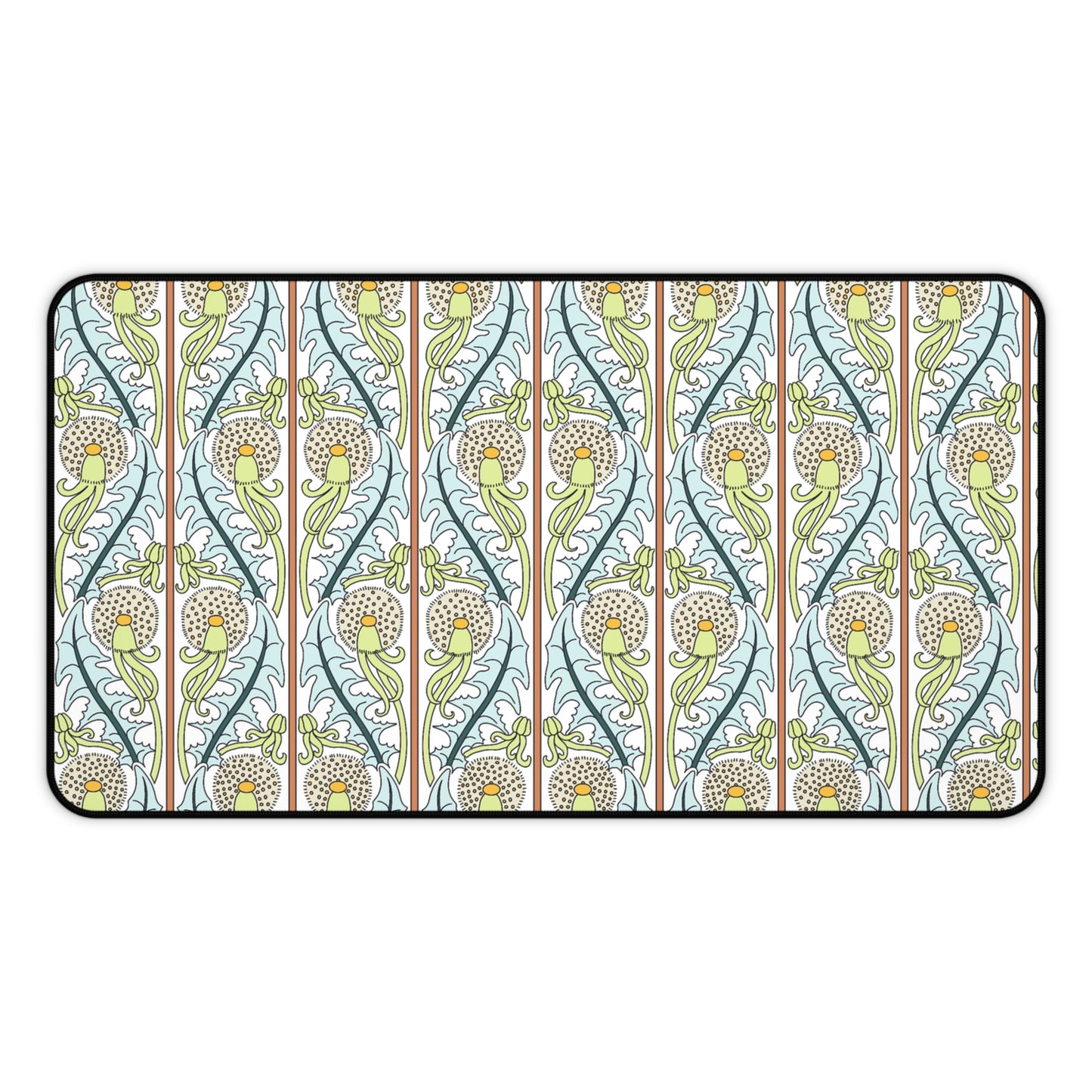 Art Nouveau Dandelion Pattern Desk Mat
