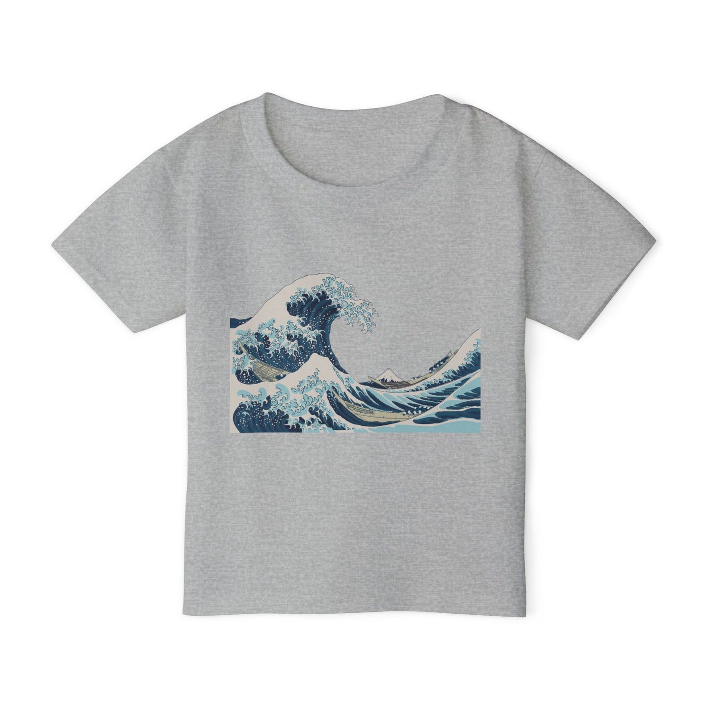 Hokusai Japanese Great Wave Toddler T-Shirt — 'Great Wave' Classic Ocean Art Tee