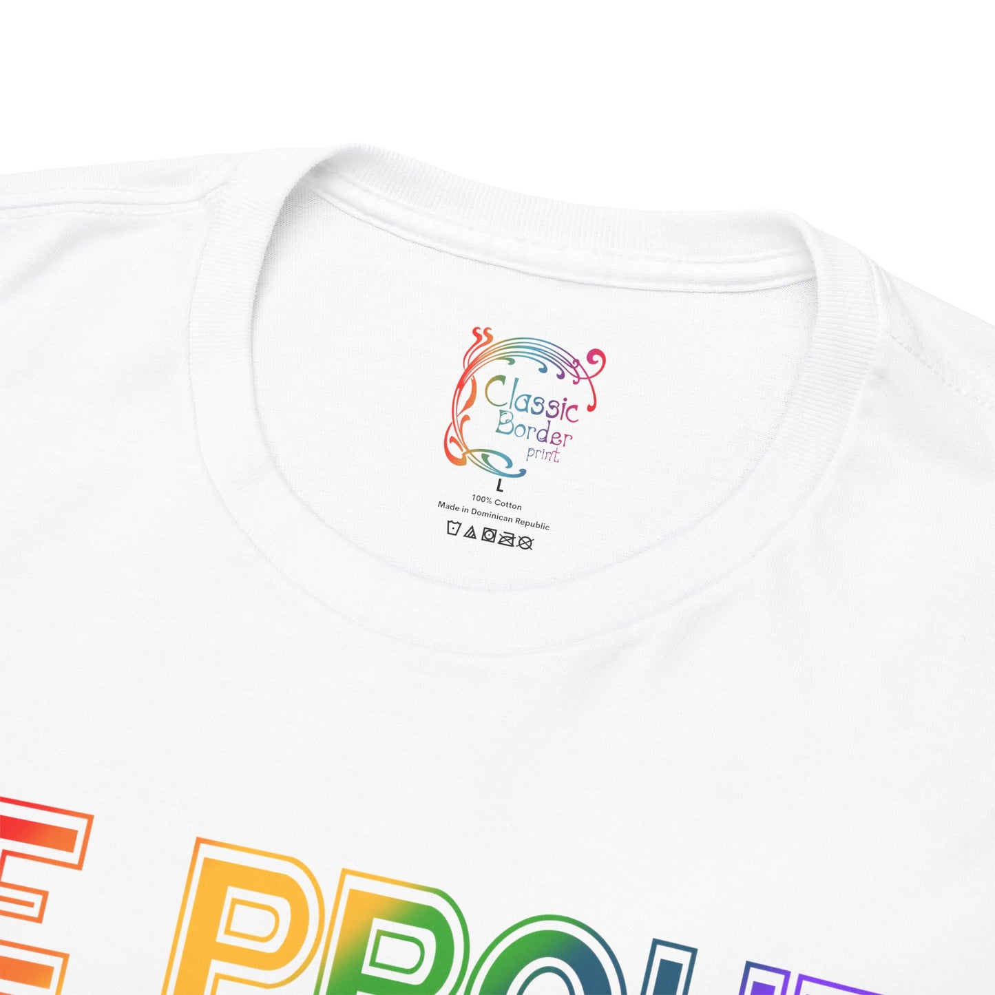 LGBTQ+ Pride Shirt, Inclusive Apparel, Rainbow T-Shirt Summer Casual Wear