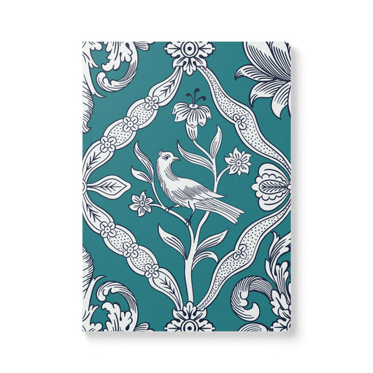 Vintage Floral w/birds Softcover Journal