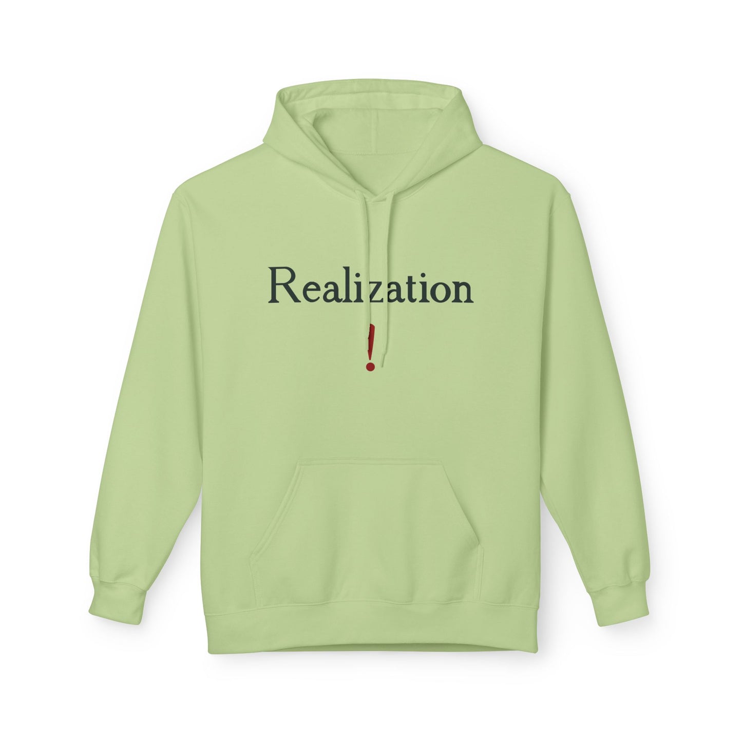 Realization Hoodie — Minimalist Inspirational Sweatshirt