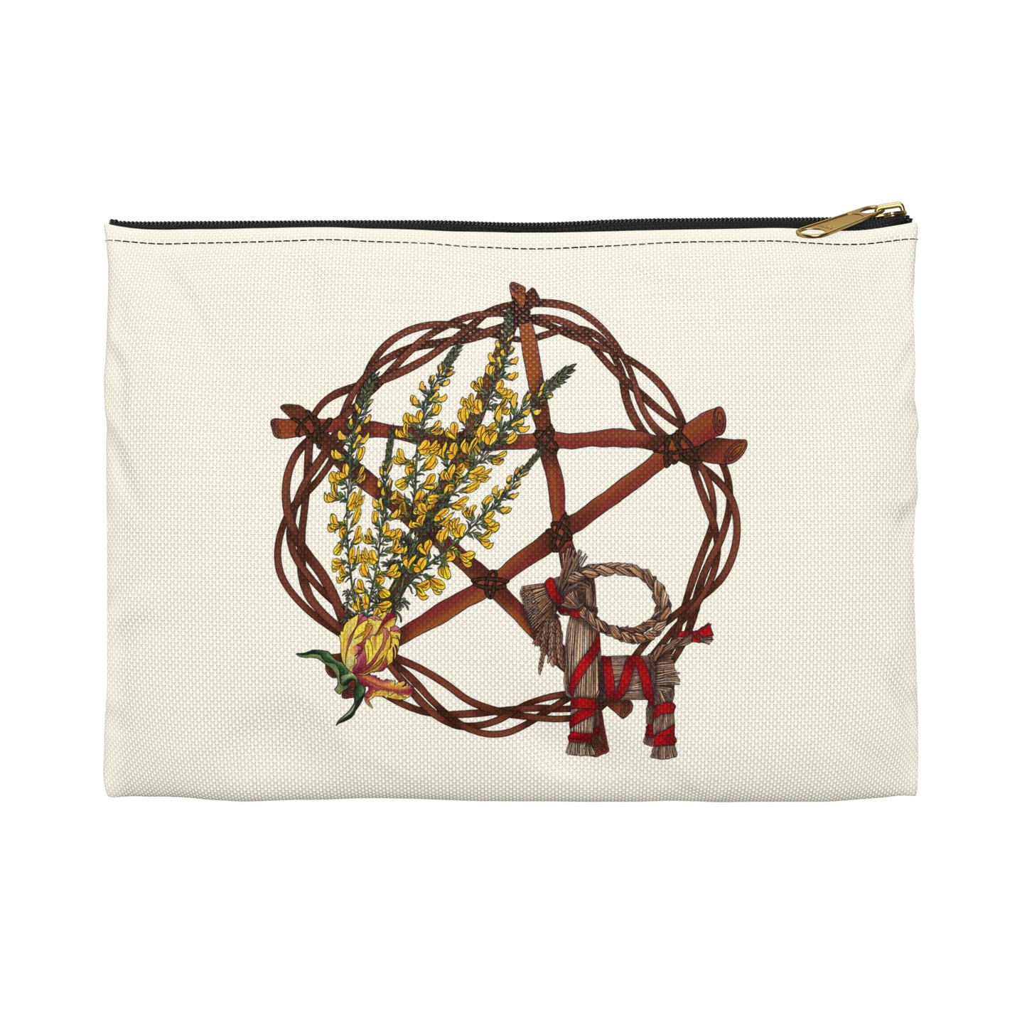 Witchy Accessory Pouch, Stylish Makeup Bag, Travel Organizer, Occult Gift, Astrology Storage Case, Magical Supplies Bag