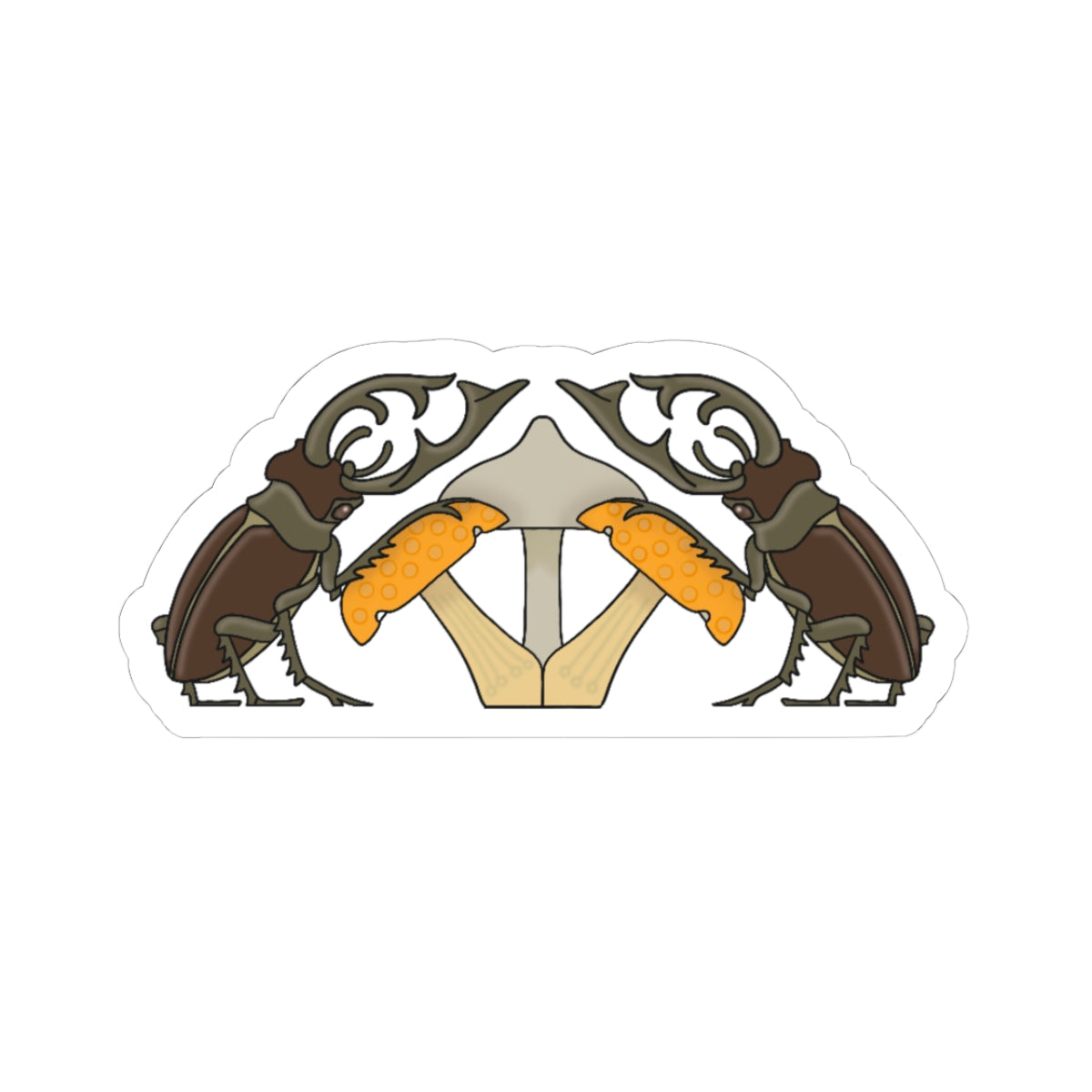 Stag Beetle Sticker