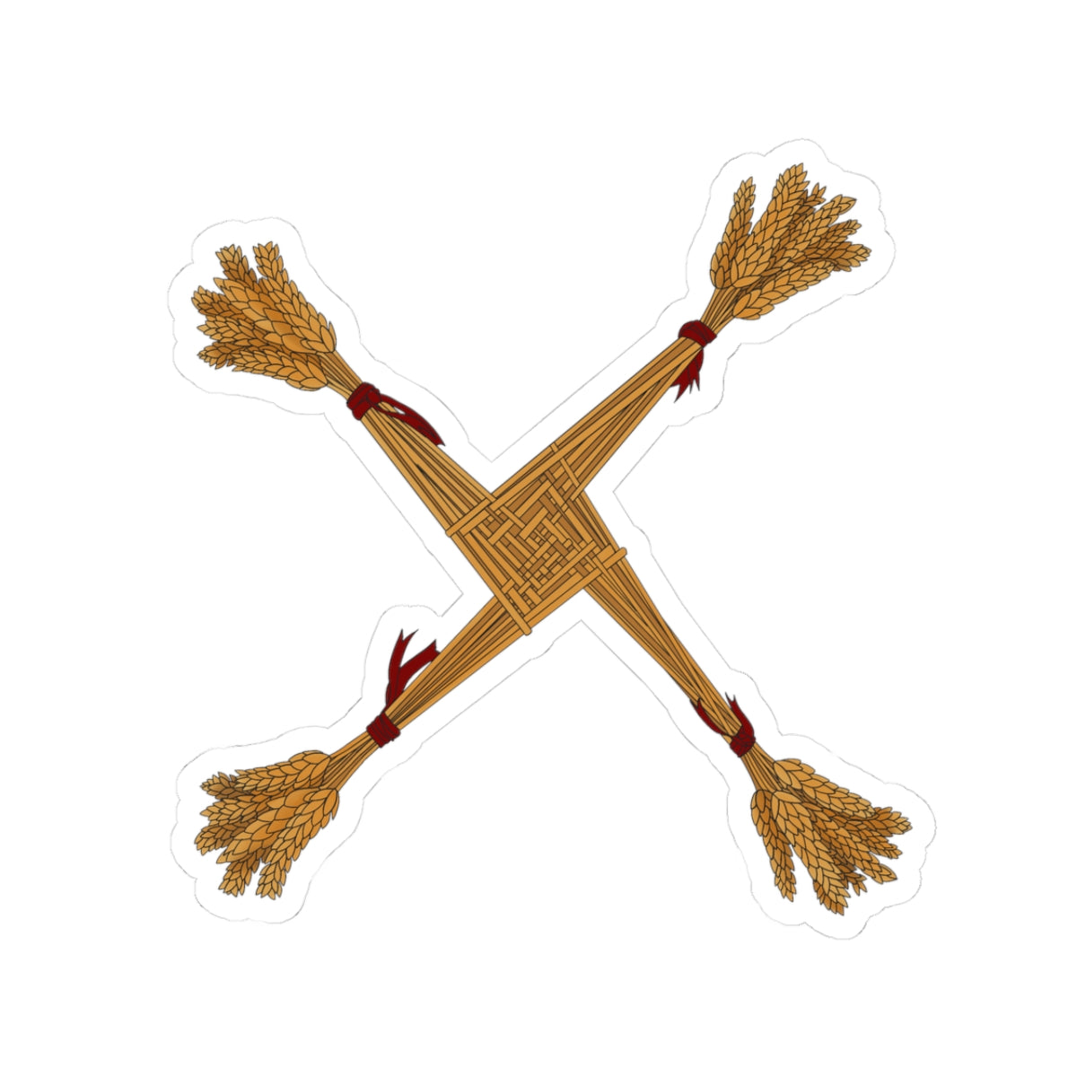Imbolc St Bridgid Cross sticker
