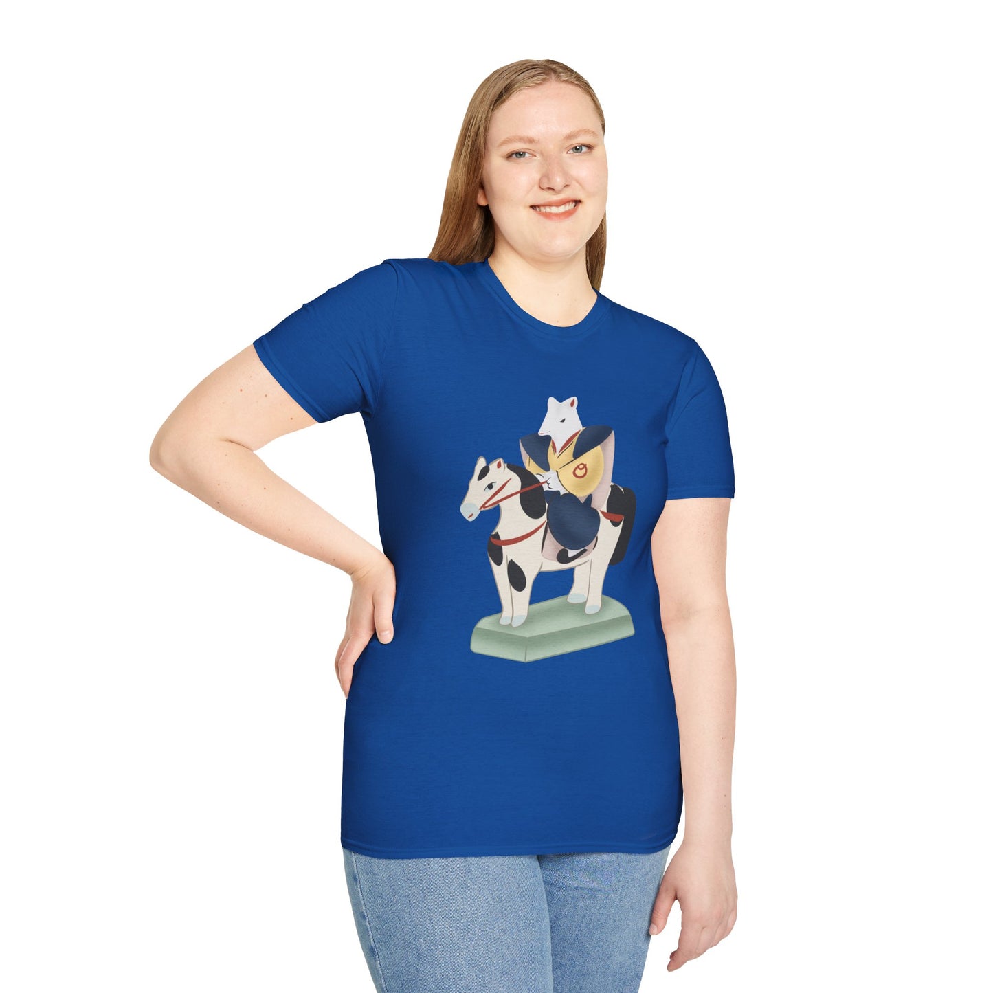 Miharu-goma Horse TShirt — Traditional Japanese Toy Horse Graphic Tee