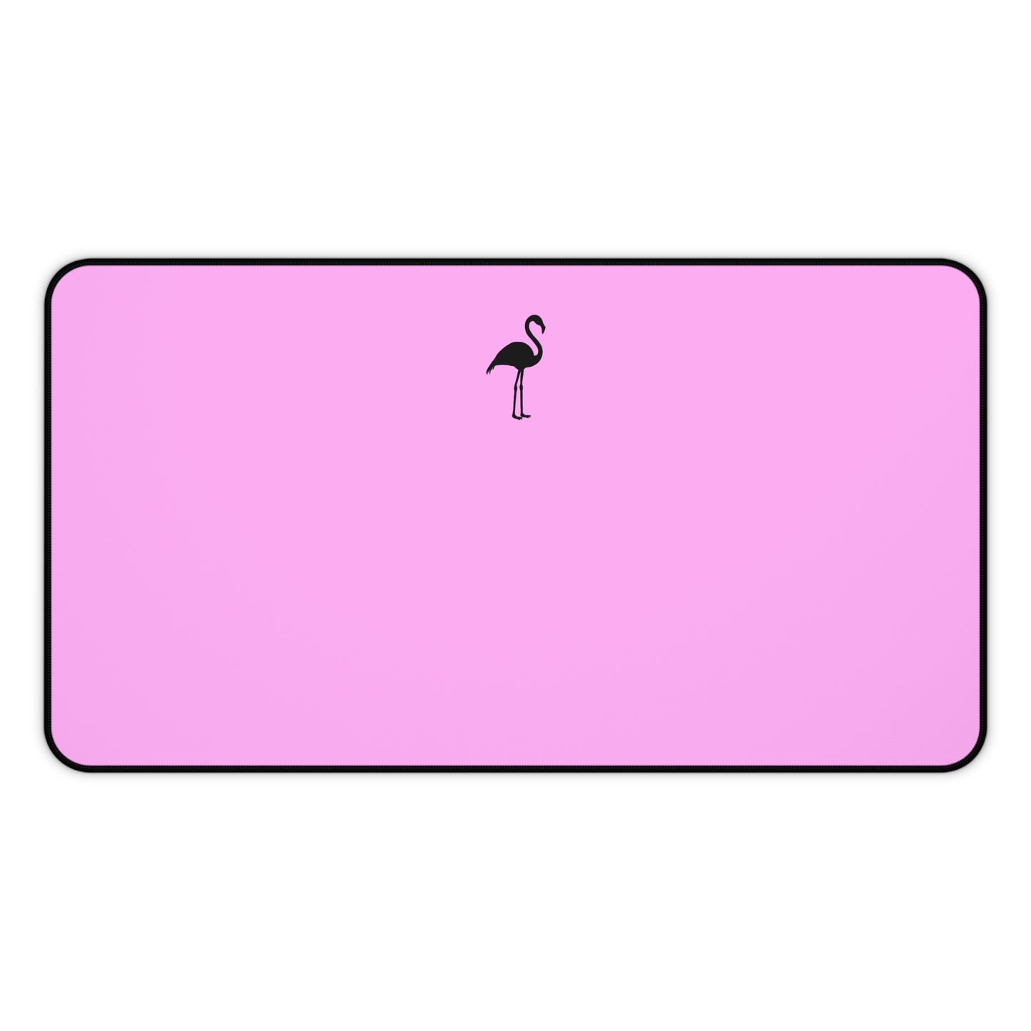 Pink Standing Flamingo Desk Mat