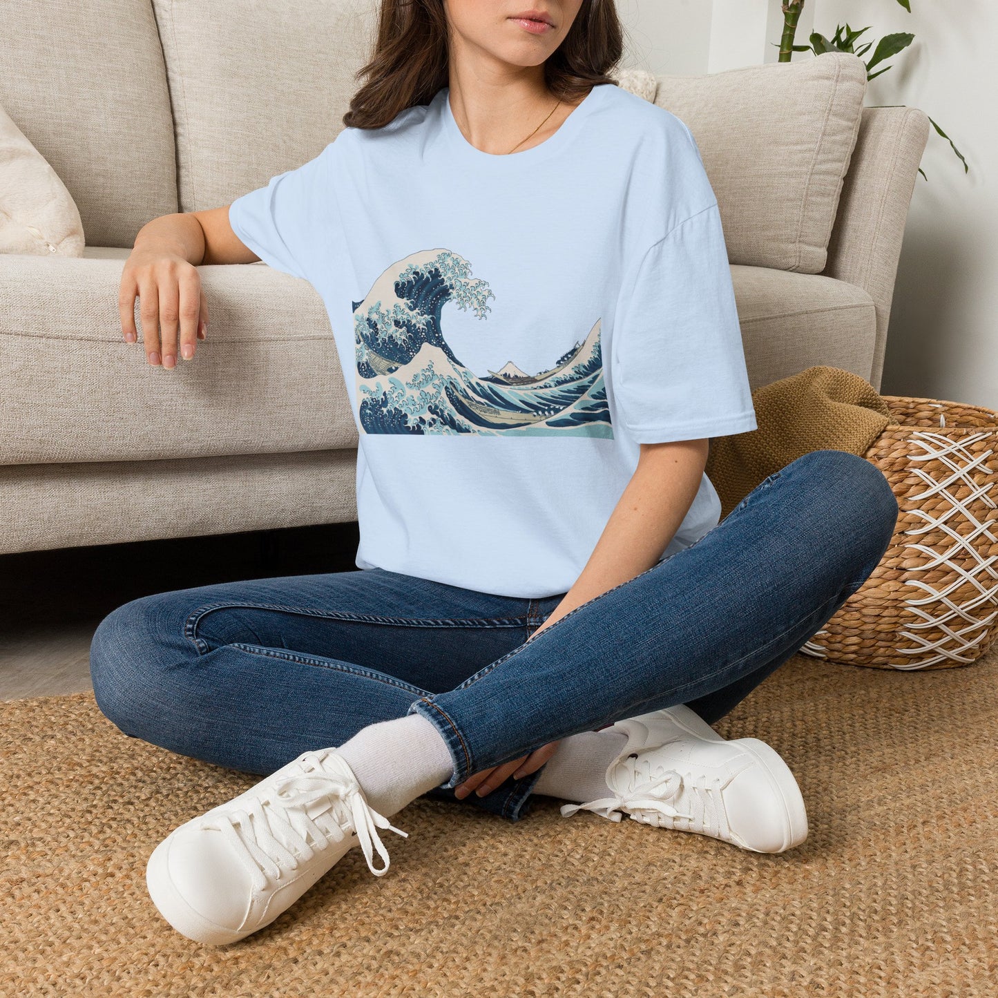 Hokusai Wave Print T‑Shirt — Great Wave Inspired Graphic Tee