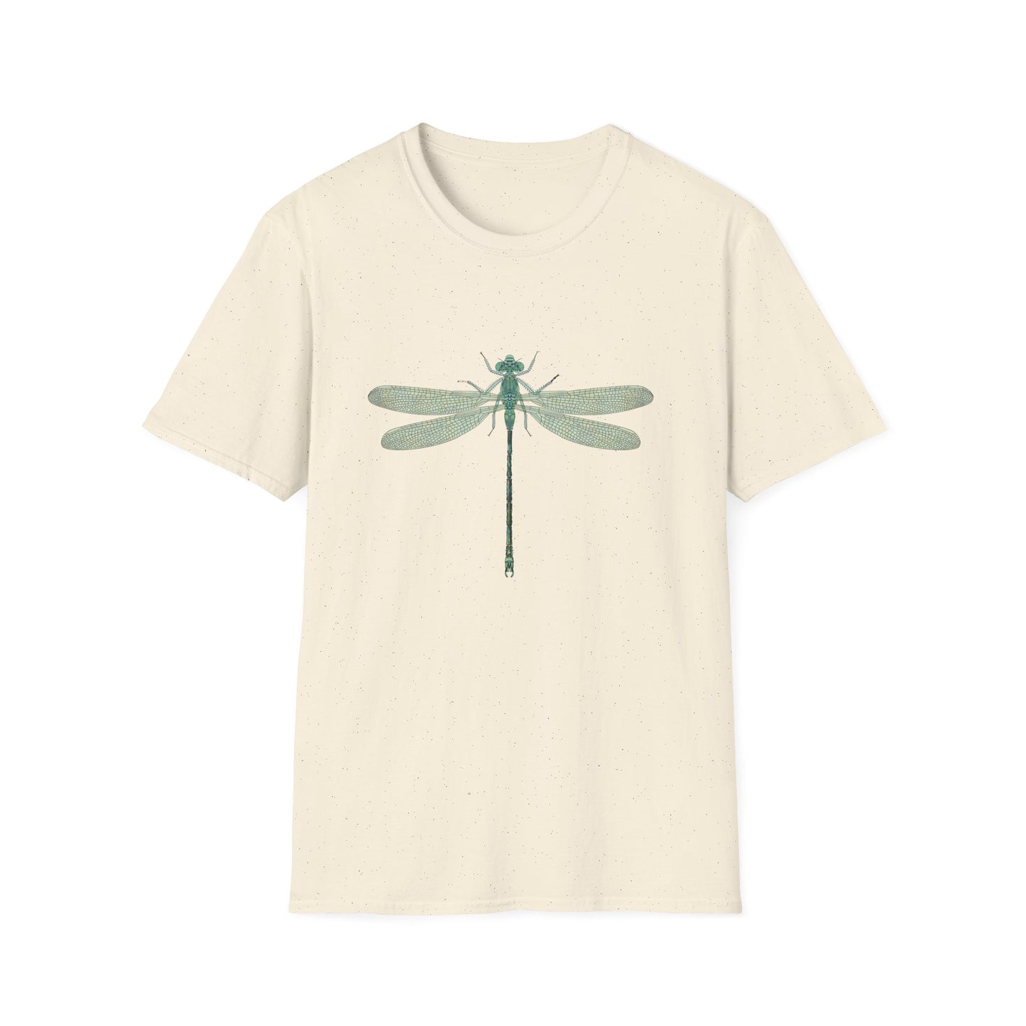 Green Dragonfly Graphic T-Shirt — Minimal Nature Tee