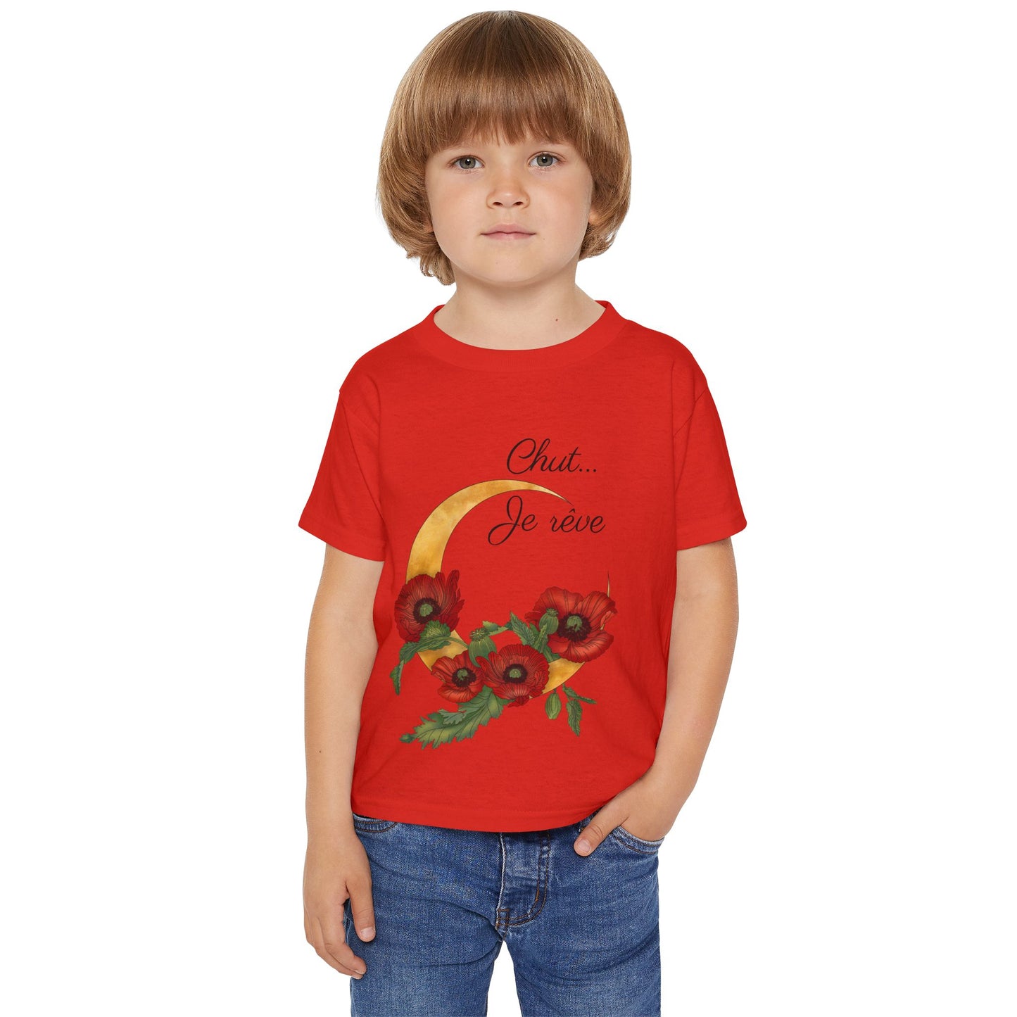 "Chut... Je rêve" French Script Sleepy Chic Tee