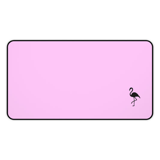 Chic Pink Flamingo Desk Mat