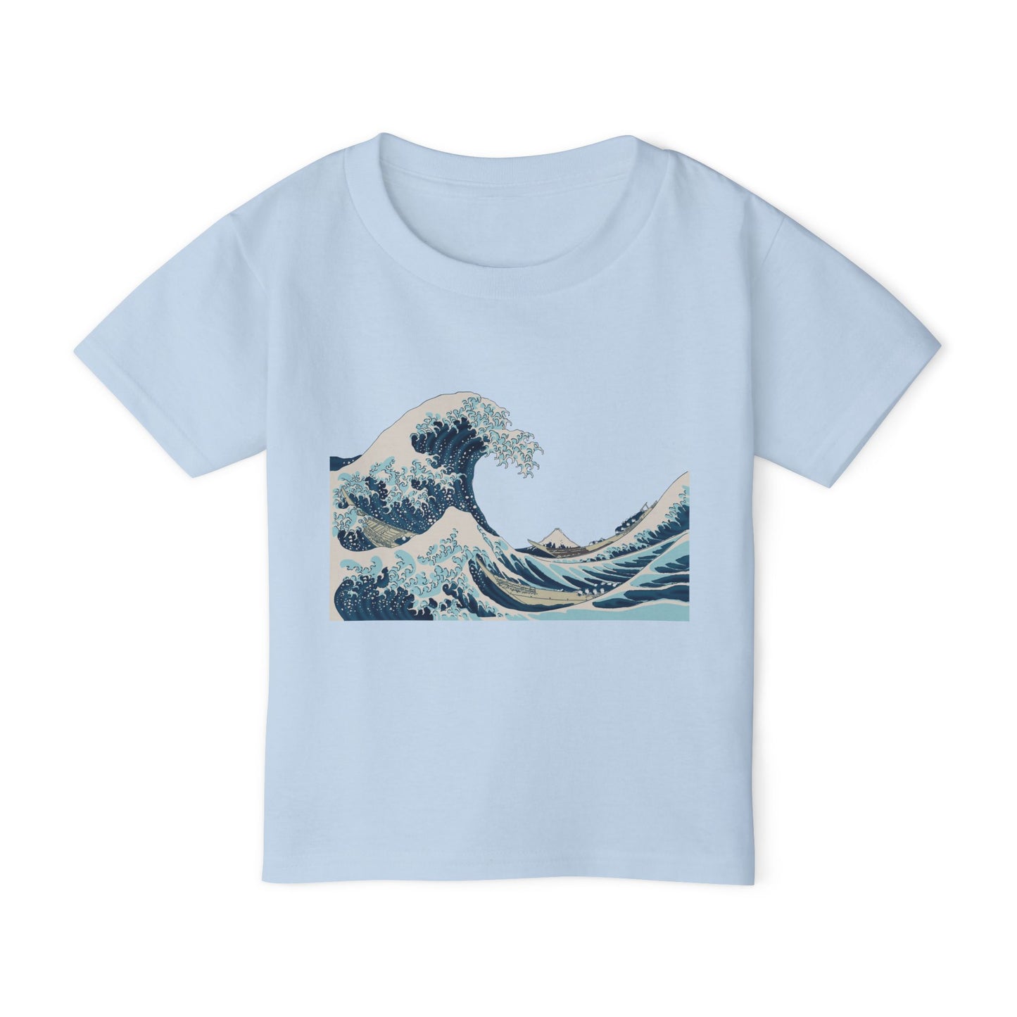 Hokusai Japanese Great Wave Toddler T-Shirt — 'Great Wave' Classic Ocean Art Tee