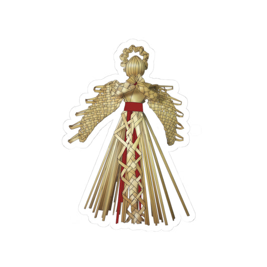 Samhain Straw Angel sticker