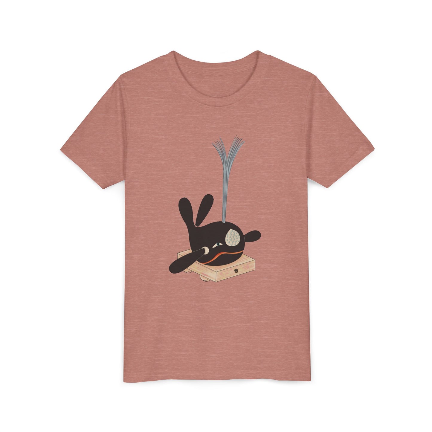Vintage Japanese Toy Whale Youth T-Shirt — "Kujira no Shoufuki" Whale on Crate Youth Tee