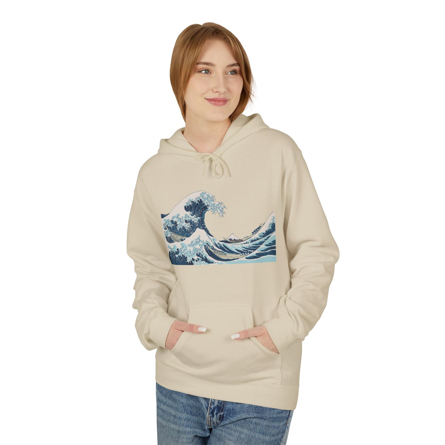 Hokusai Wave Hoodie — Vintage Great Wave Hoodie