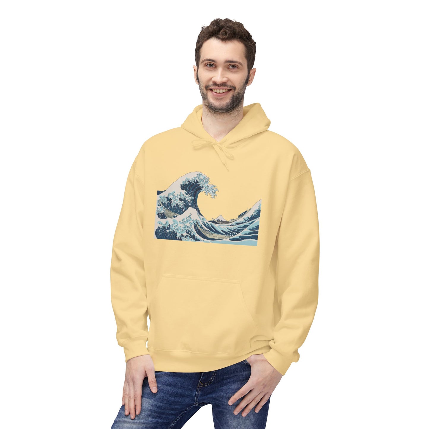 Hokusai Wave Hoodie — Vintage Great Wave Hoodie