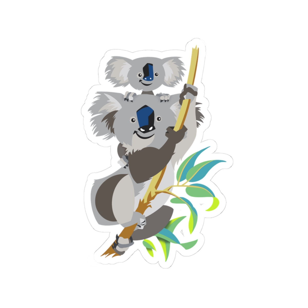 Cute Koala Family Sticker