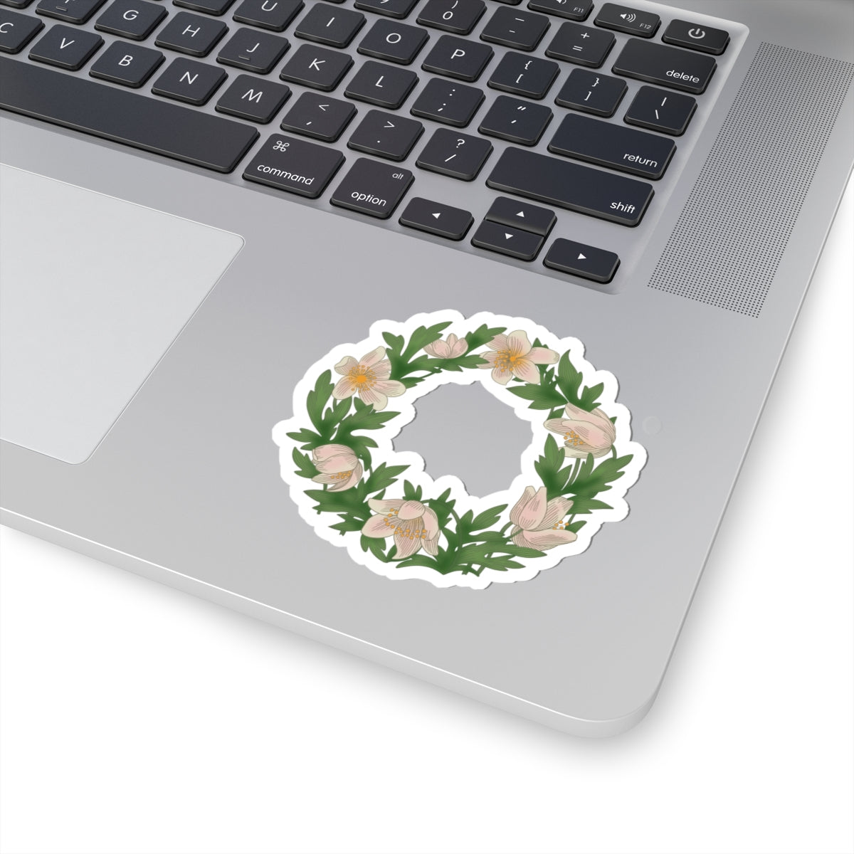 Anemone Wreath sticker