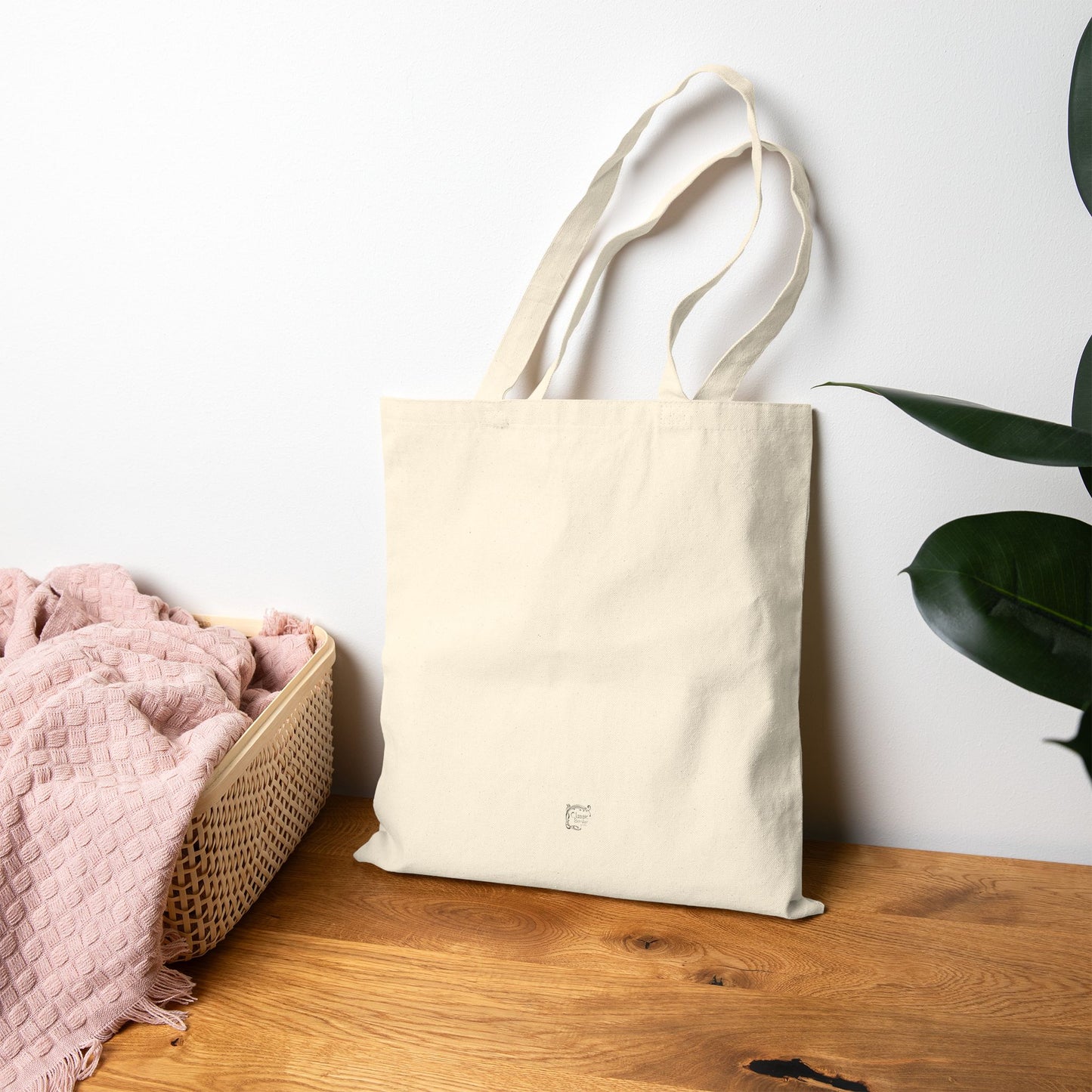 Iowa City Old Capitol Floral Cotton Canvas Tote Bag