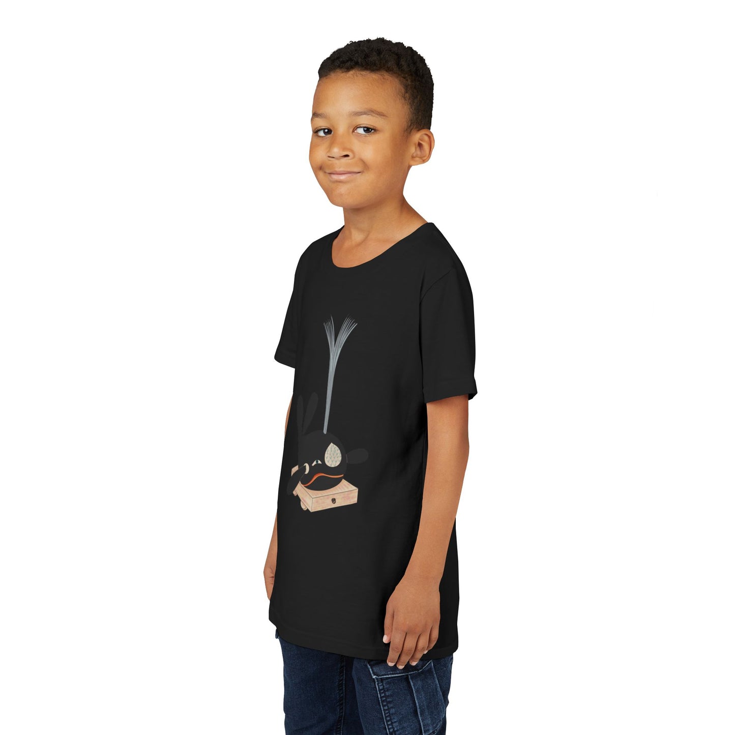 Vintage Japanese Toy Whale Youth T-Shirt — "Kujira no Shoufuki" Whale on Crate Youth Tee