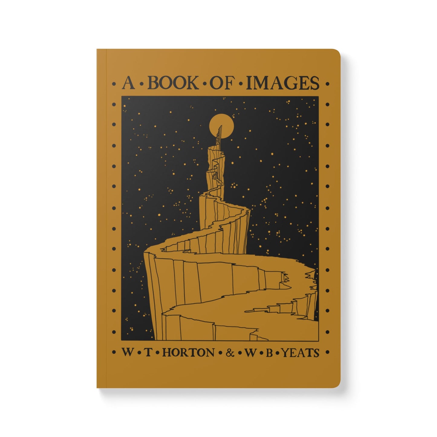 A Book of Images by W.B. Yeats Vintage Book Cover Softcover Journal