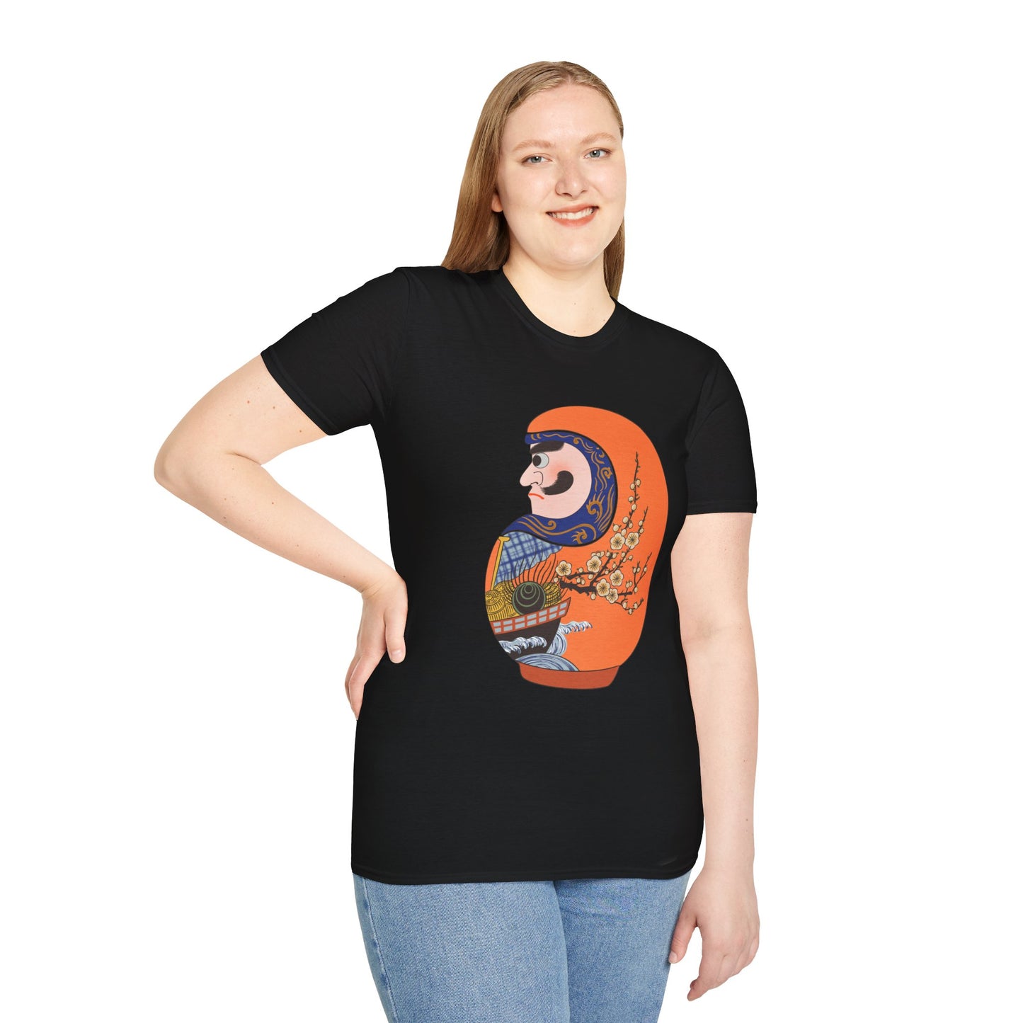 Daruma Doll Graphic T-Shirt — Treasure Ship (Takarabune) Tee