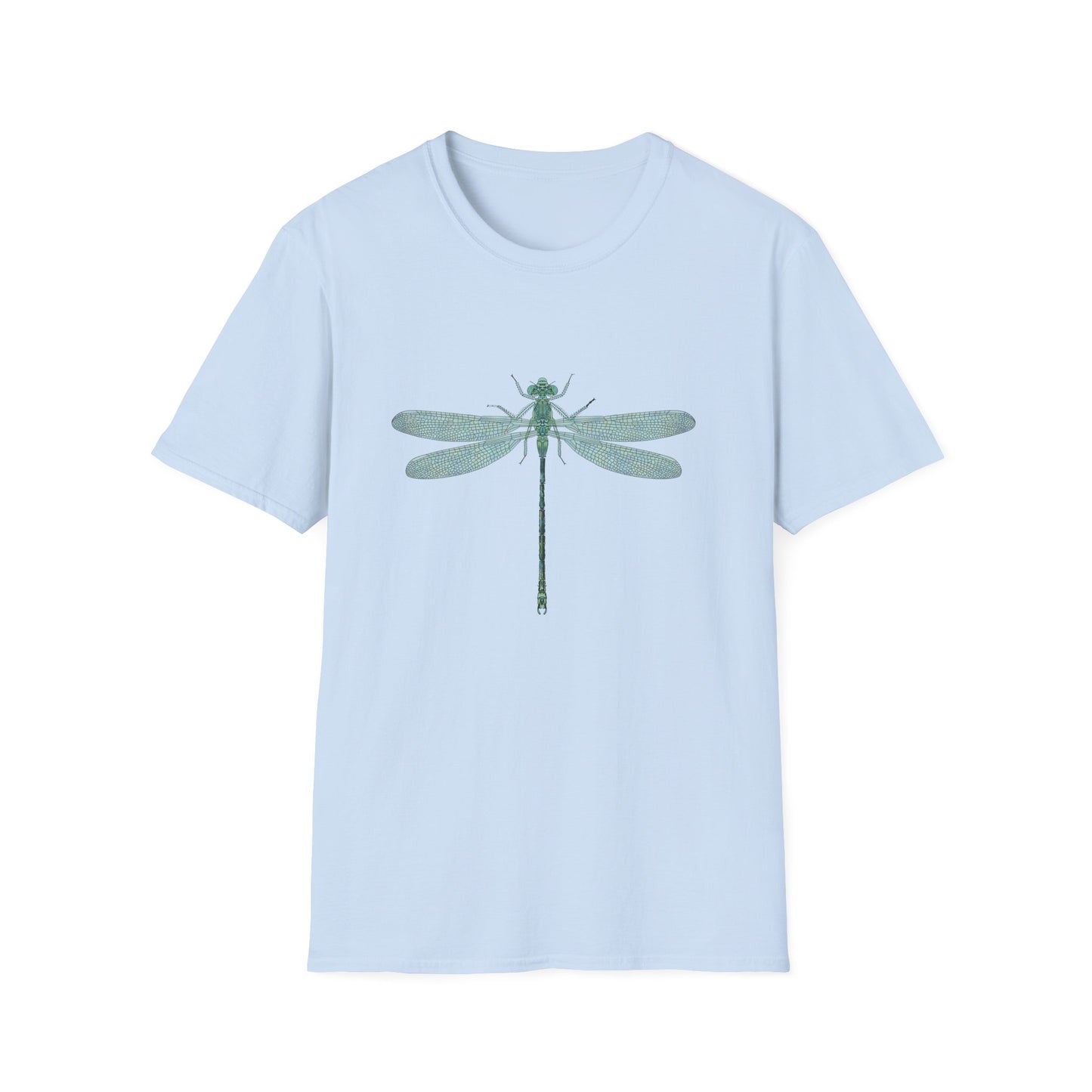 Green Dragonfly Graphic T-Shirt — Minimal Nature Tee
