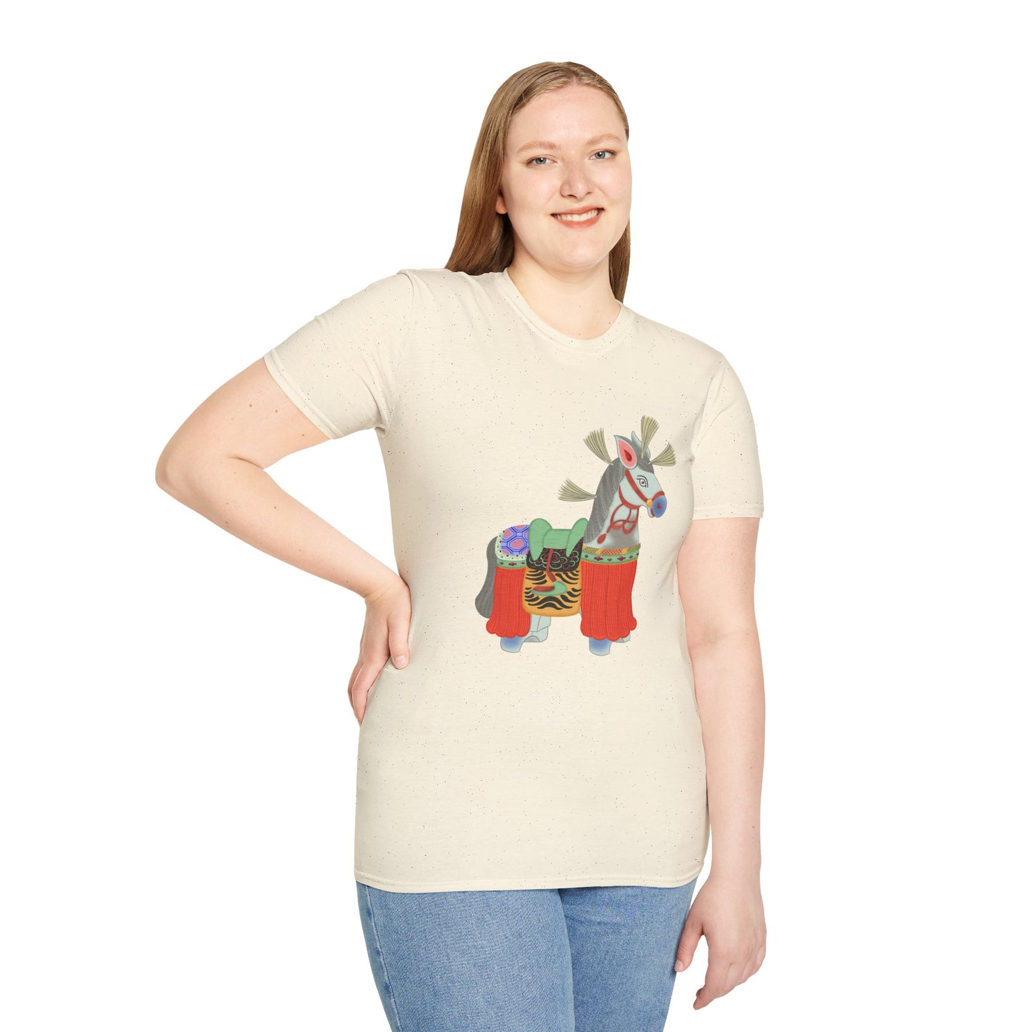 Japanese Folk Toy Horse T-Shirt — Vintage Japanese Design