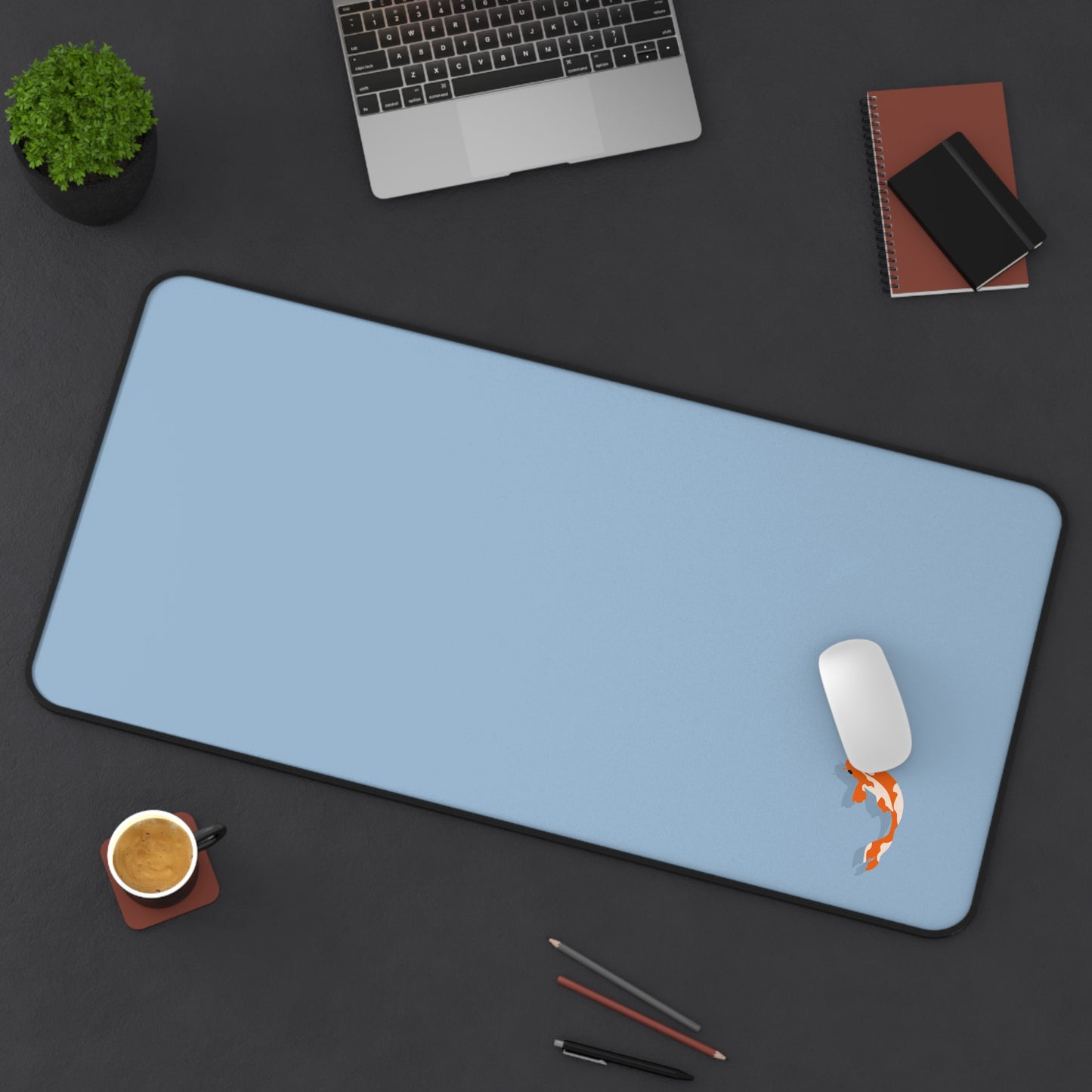 Elegant Koi Fish Desk Mat