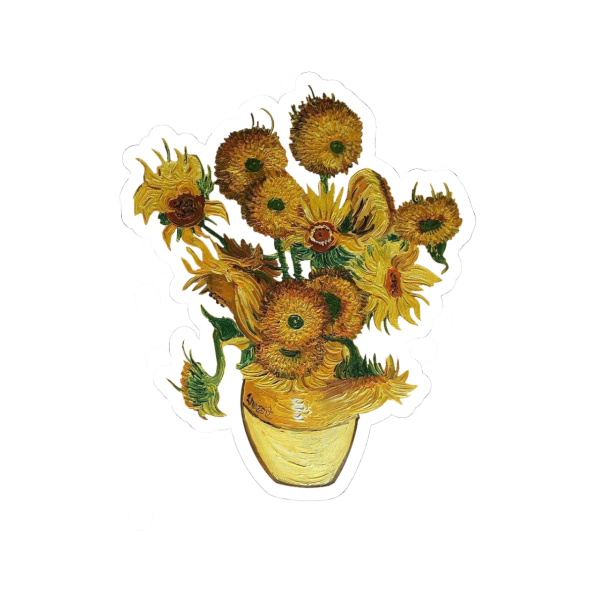 Vincent Van Gogh Sunflowers Sticker