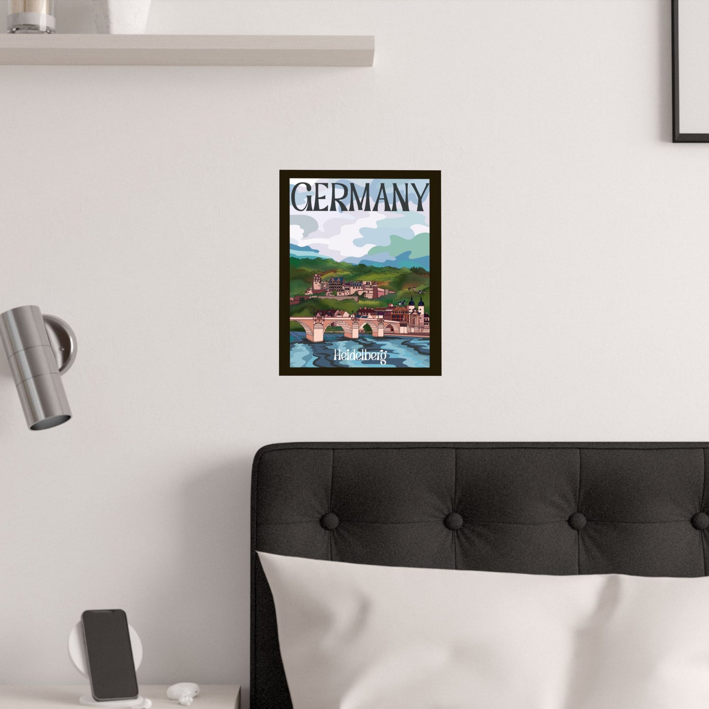 Heidelberg Germany Satin Poster