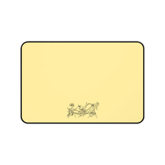 Elegant Floral Desk Mat