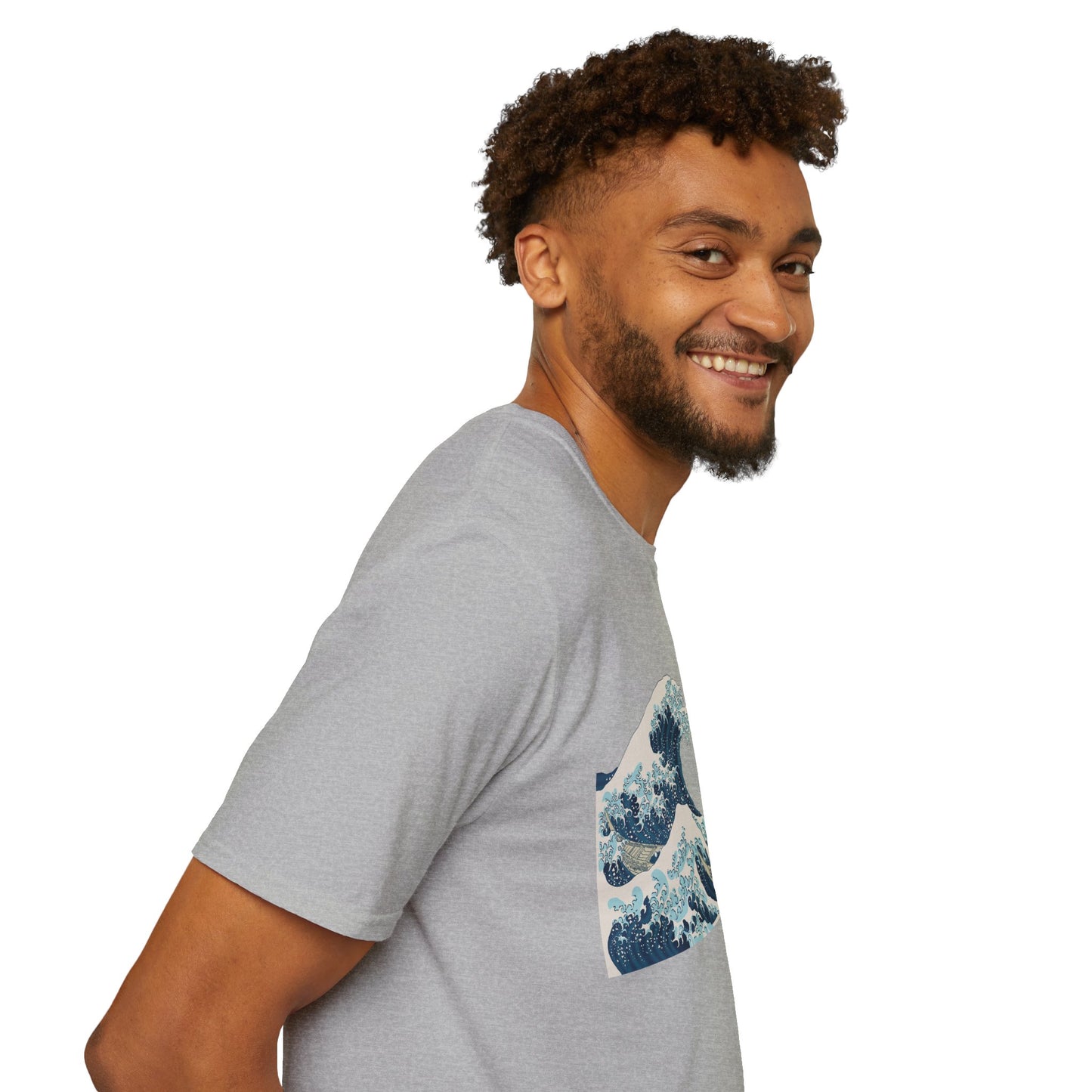 Hokusai Wave Print T‑Shirt — Great Wave Inspired Graphic Tee