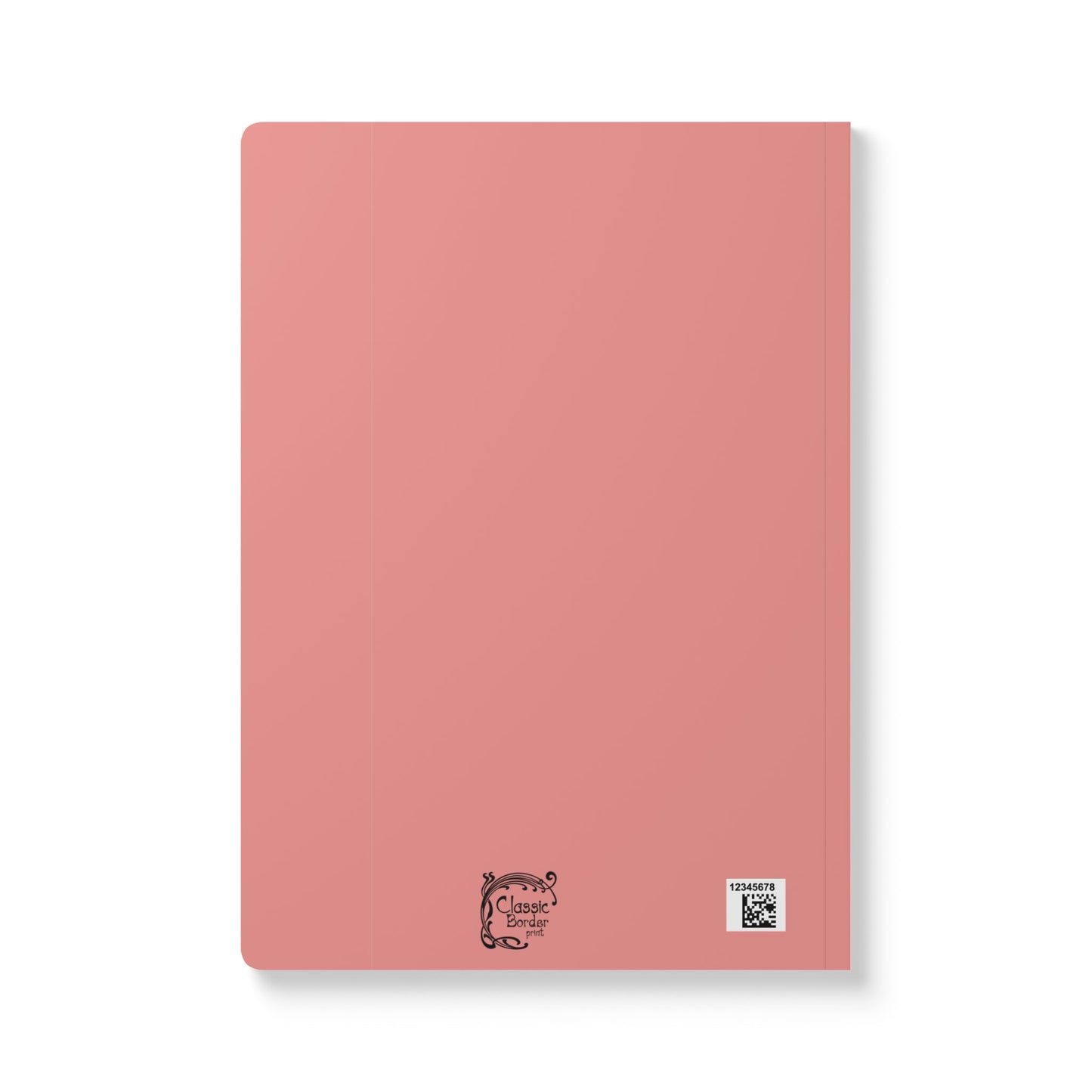 Elegant Art nouveau Floral Design Softcover Journal