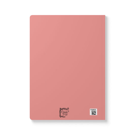 Elegant Art nouveau Floral Design Softcover Journal