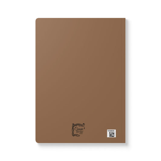 Elegant Bat-Themed Softcover Journal