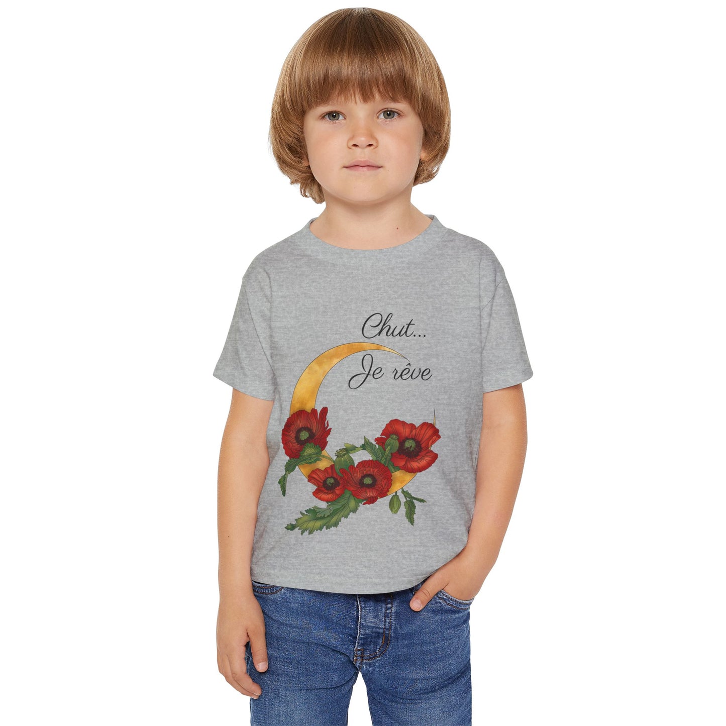 "Chut... Je rêve" French Script Sleepy Chic Tee