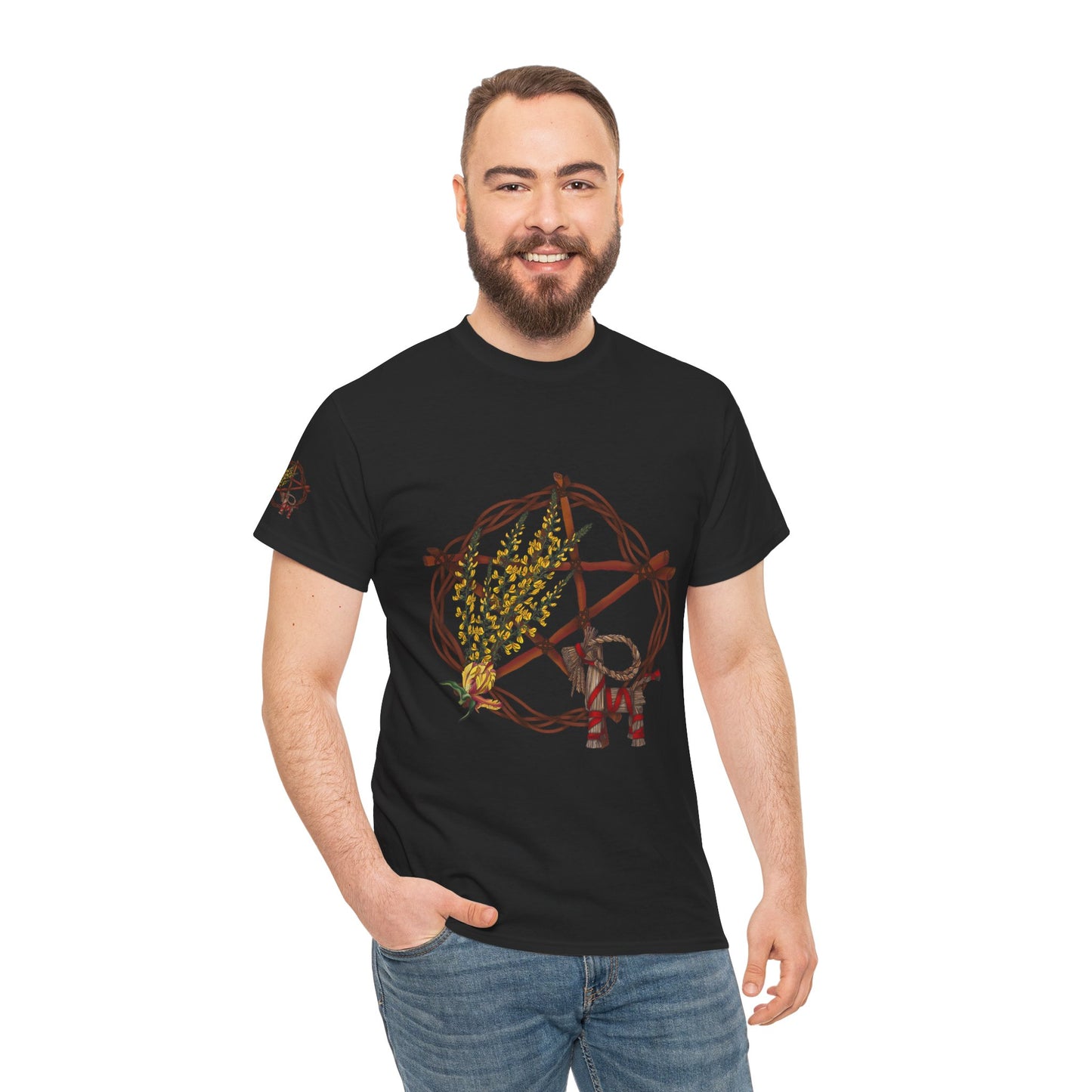 Occult-Inspired Unisex Heavy Cotton Tee, Boho T-Shirt, Graphic Tee, Witchy Apparel, Festival Clothing, Everyday Casual Wear, Unique [...]