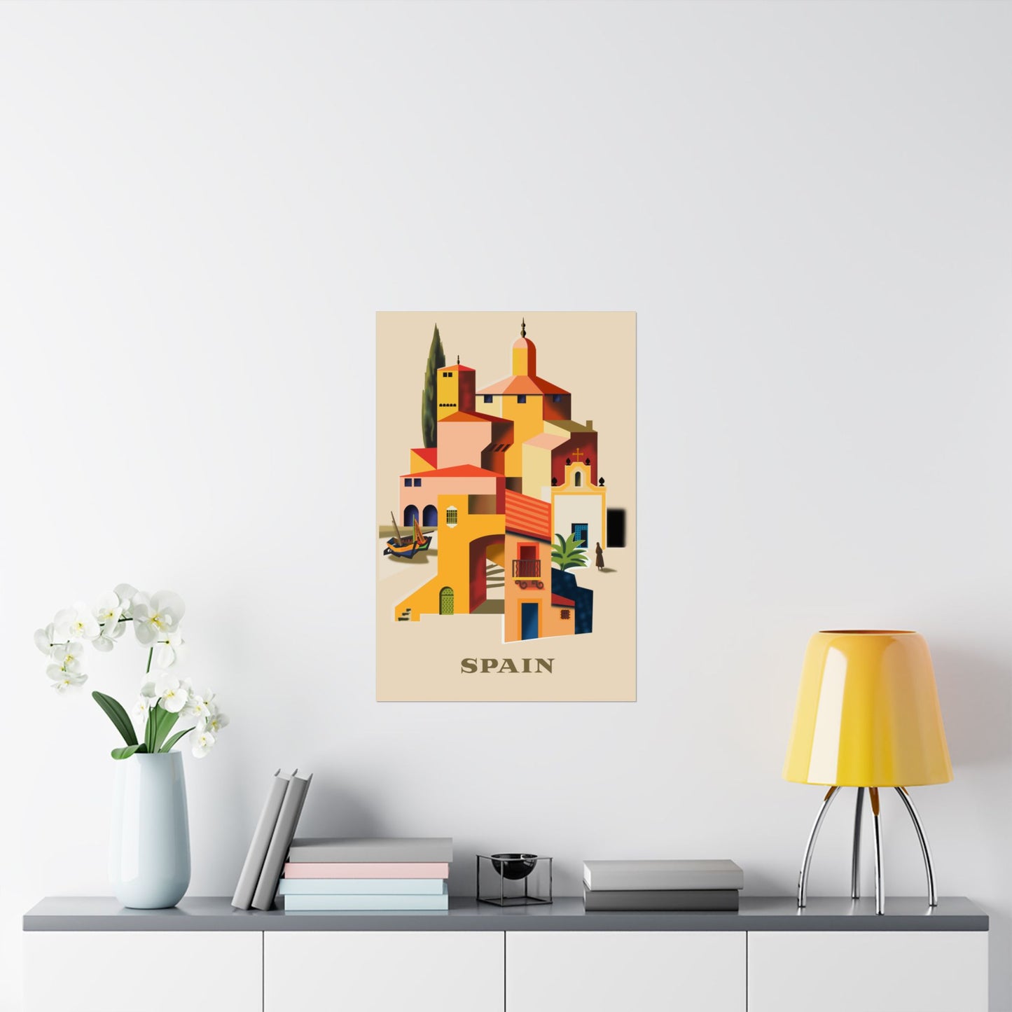 Vintage Travel Destination Spain Poster