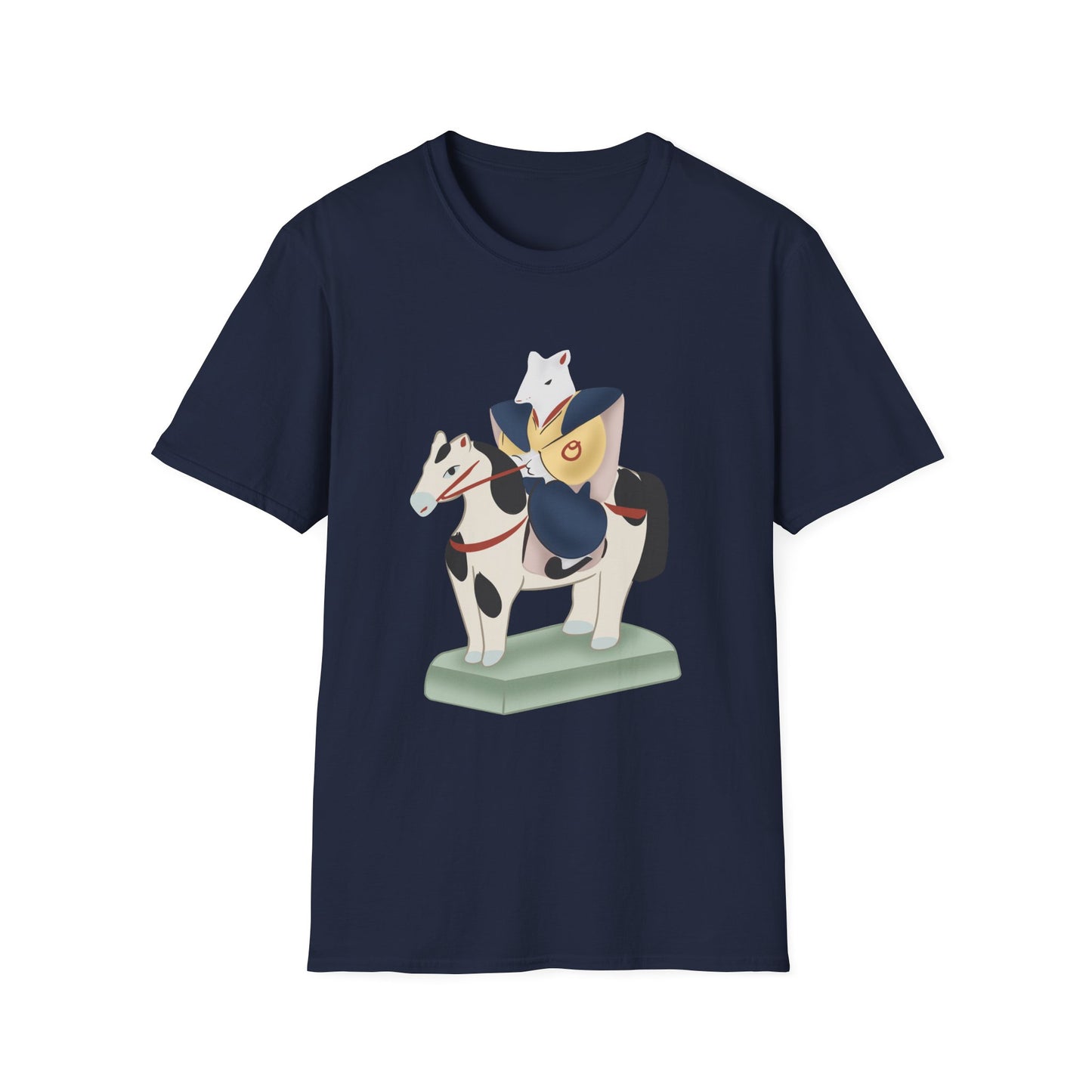 Miharu-goma Horse TShirt — Traditional Japanese Toy Horse Graphic Tee
