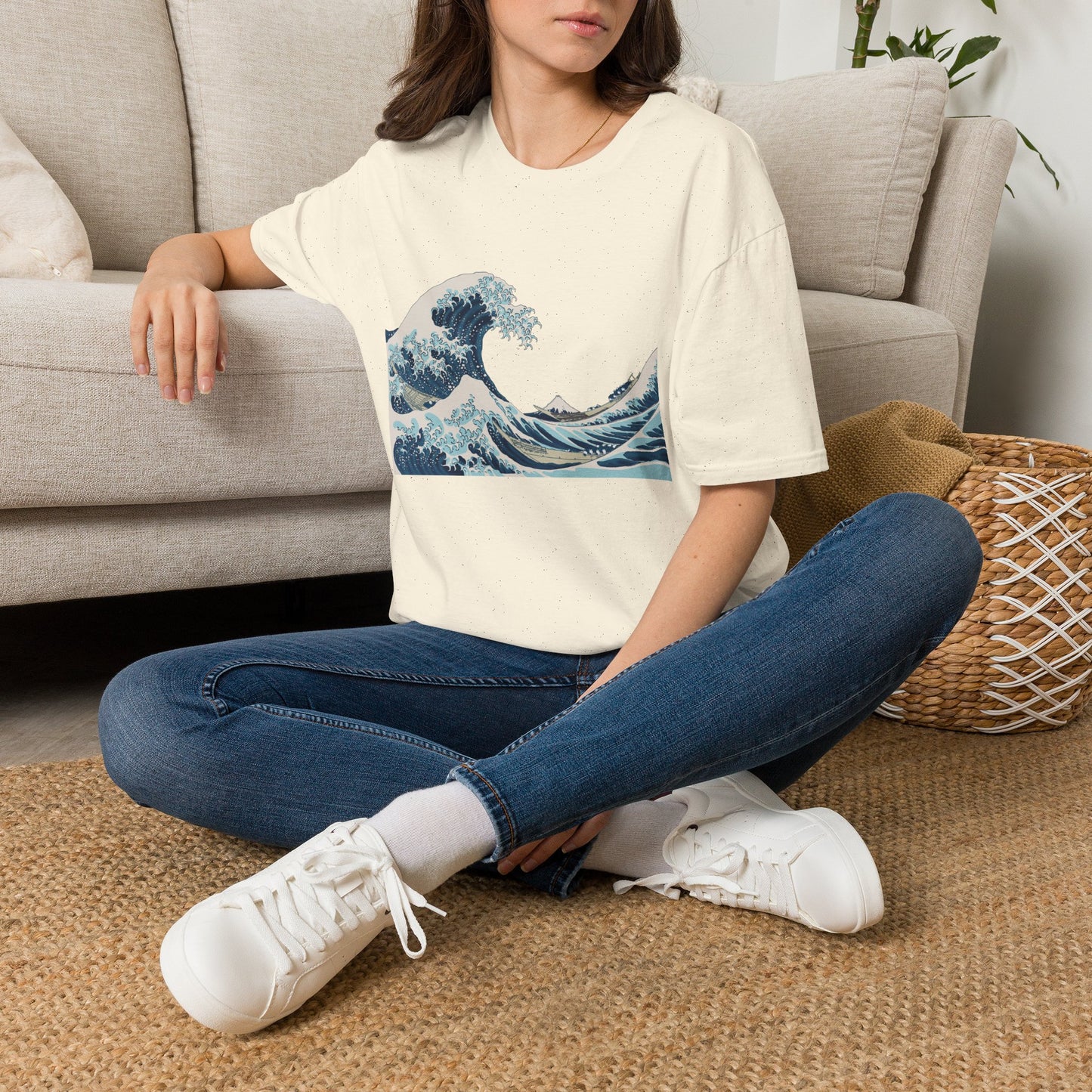 Hokusai Wave Print T‑Shirt — Great Wave Inspired Graphic Tee