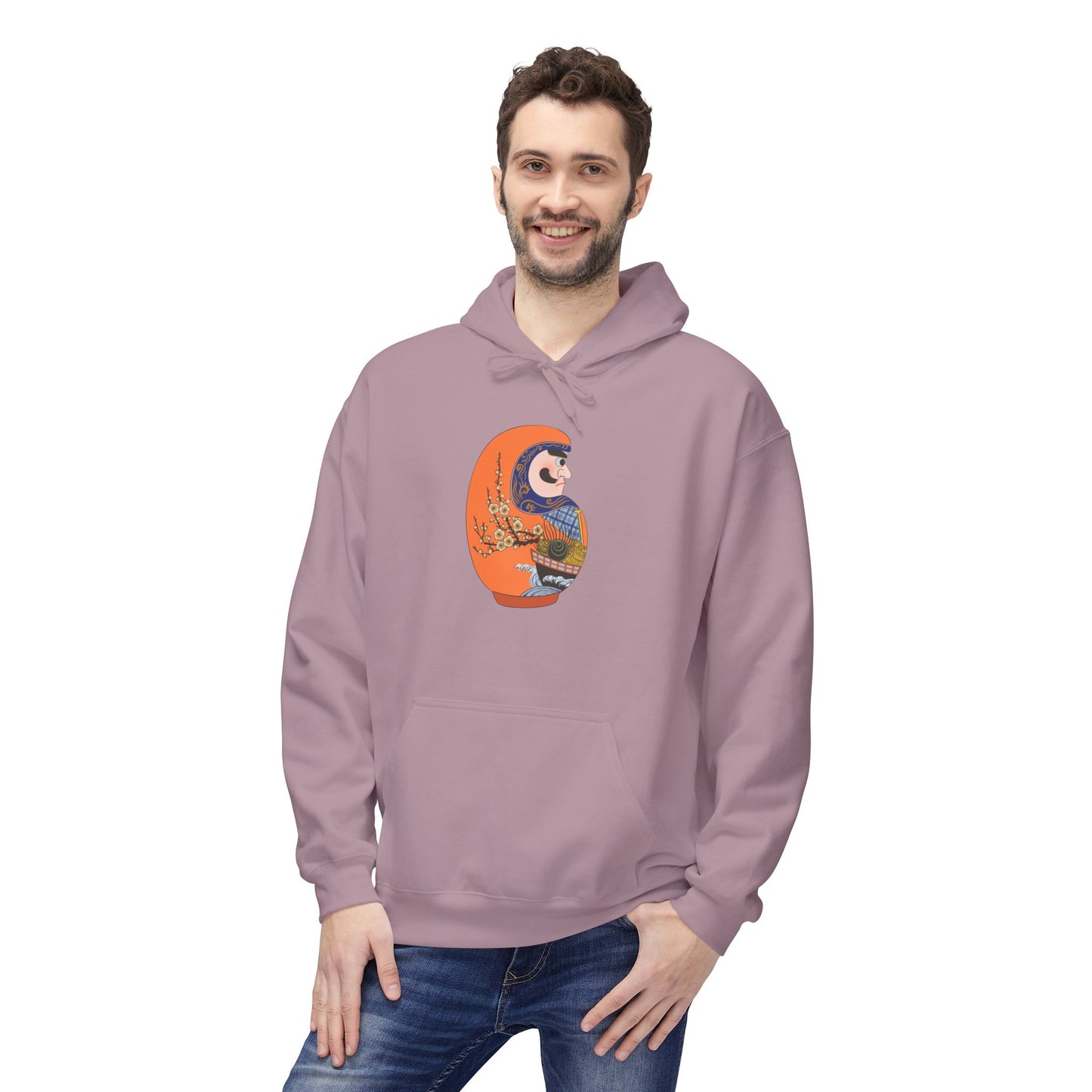 Daruma doll Hoodie - Treasure Ship (Takarabune)