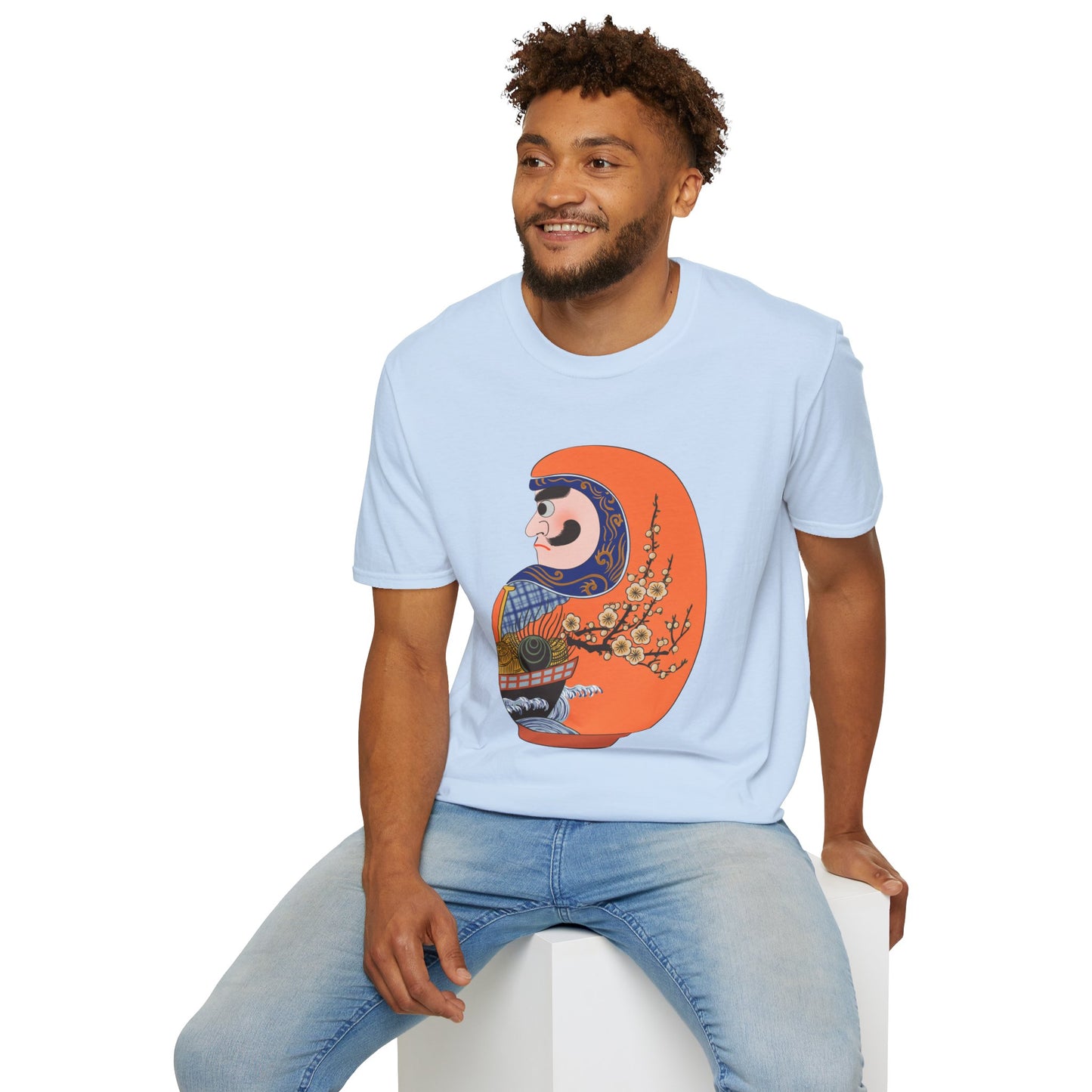Daruma Doll Graphic T-Shirt — Treasure Ship (Takarabune) Tee