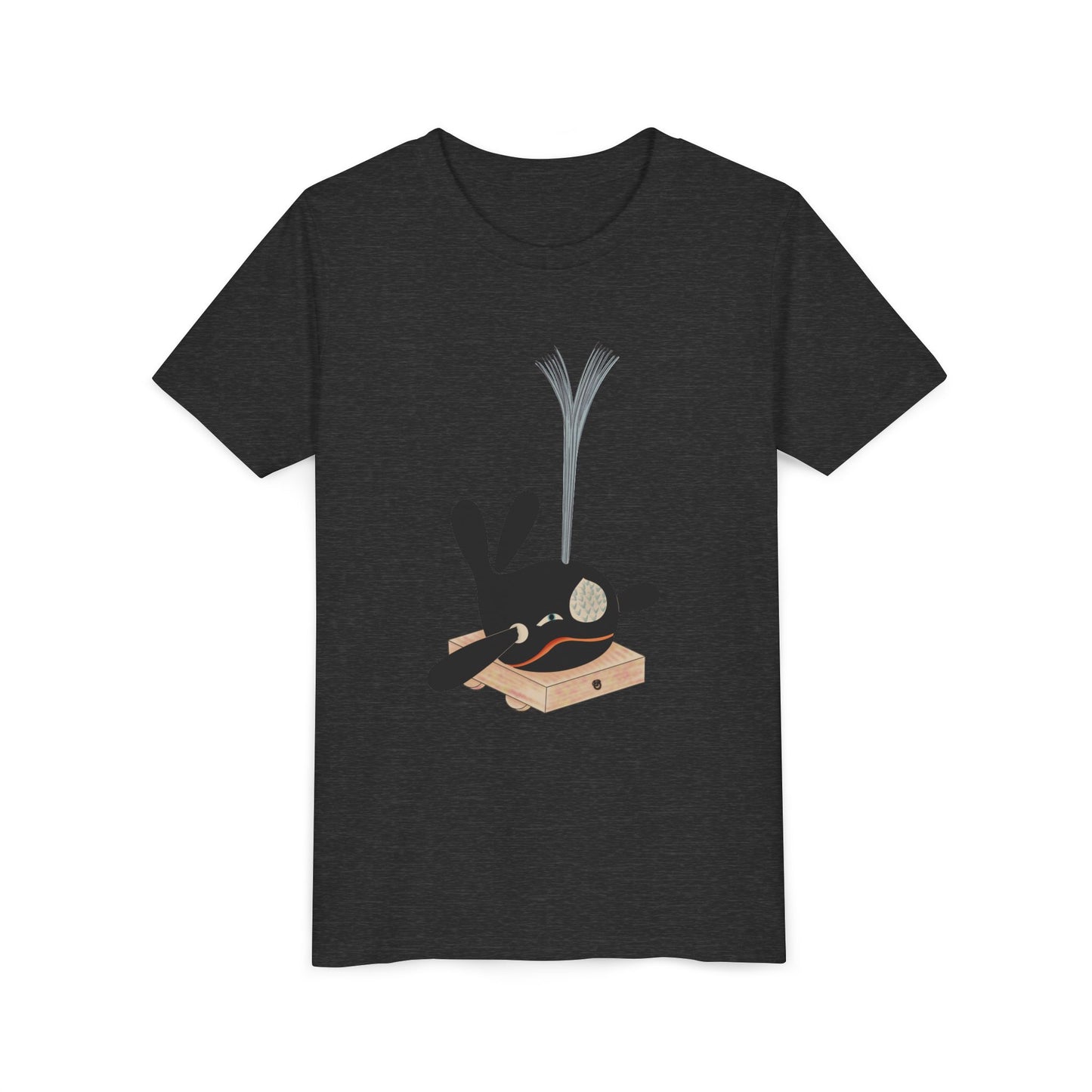 Vintage Japanese Toy Whale Youth T-Shirt — "Kujira no Shoufuki" Whale on Crate Youth Tee