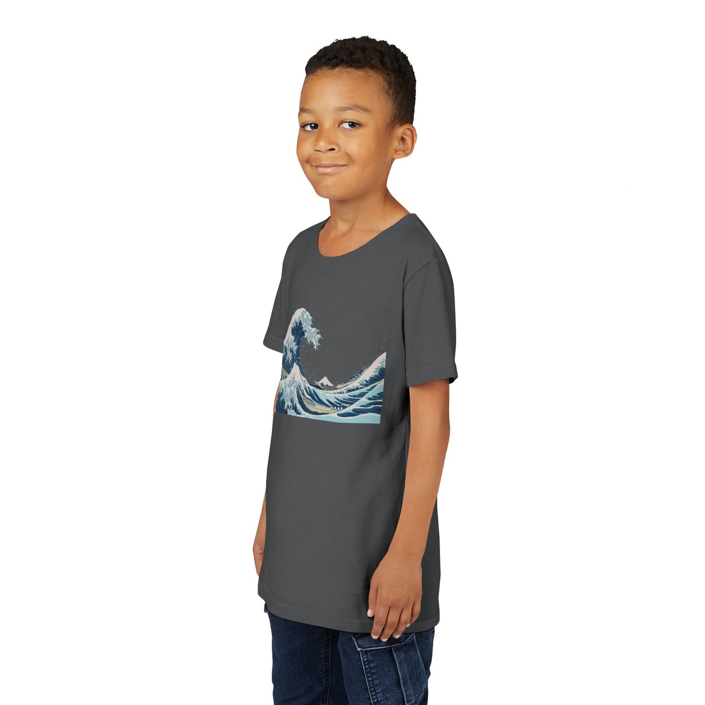 Japanese The Great Wave Youth Tee — Hokusai The Great Wave Graphic Shirt