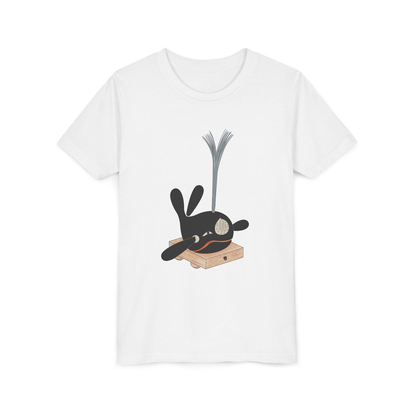 Vintage Japanese Toy Whale Youth T-Shirt — "Kujira no Shoufuki" Whale on Crate Youth Tee