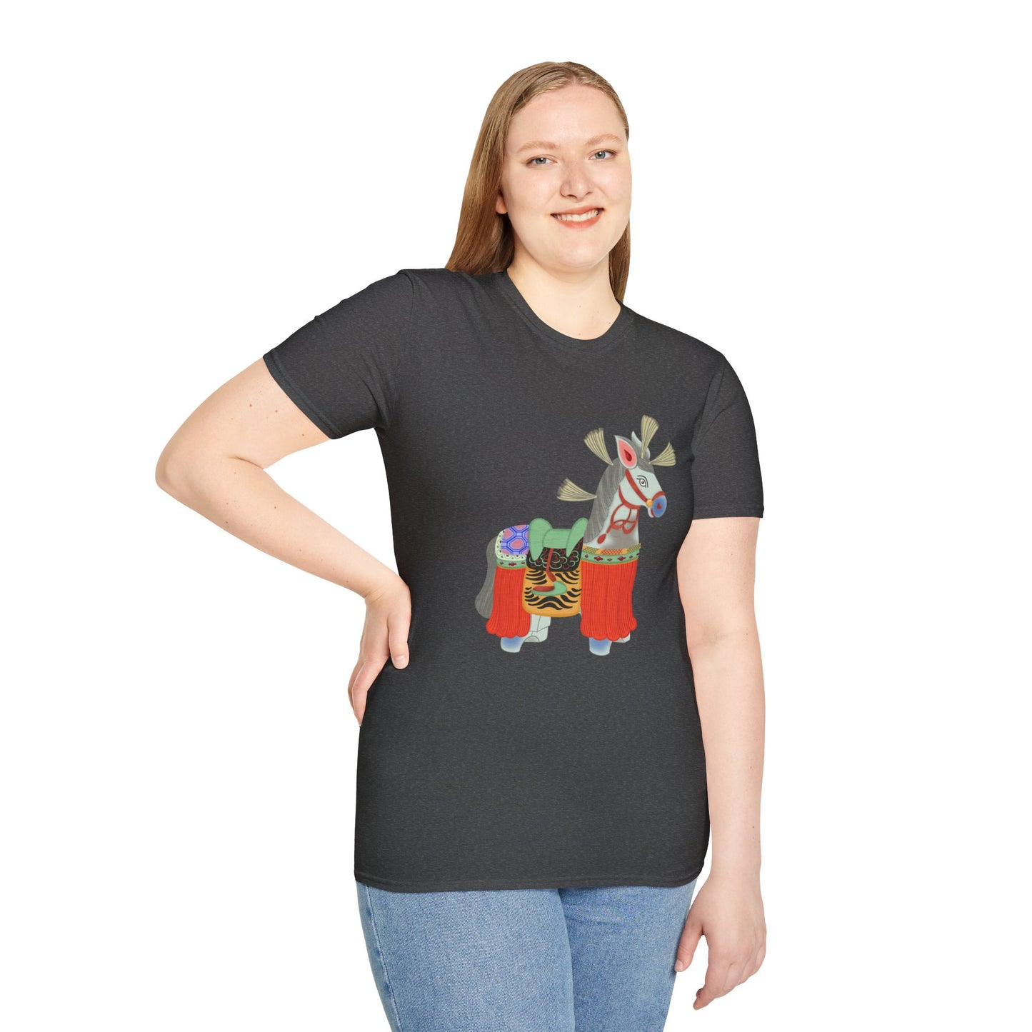 Japanese Folk Toy Horse T-Shirt — Vintage Japanese Design