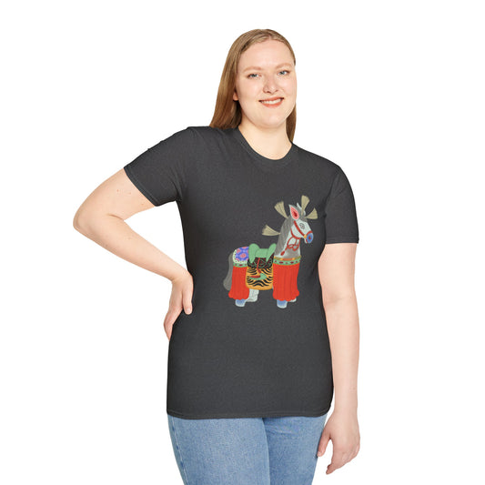 Japanese Folk Toy Horse T-Shirt — Vintage Japanese Design